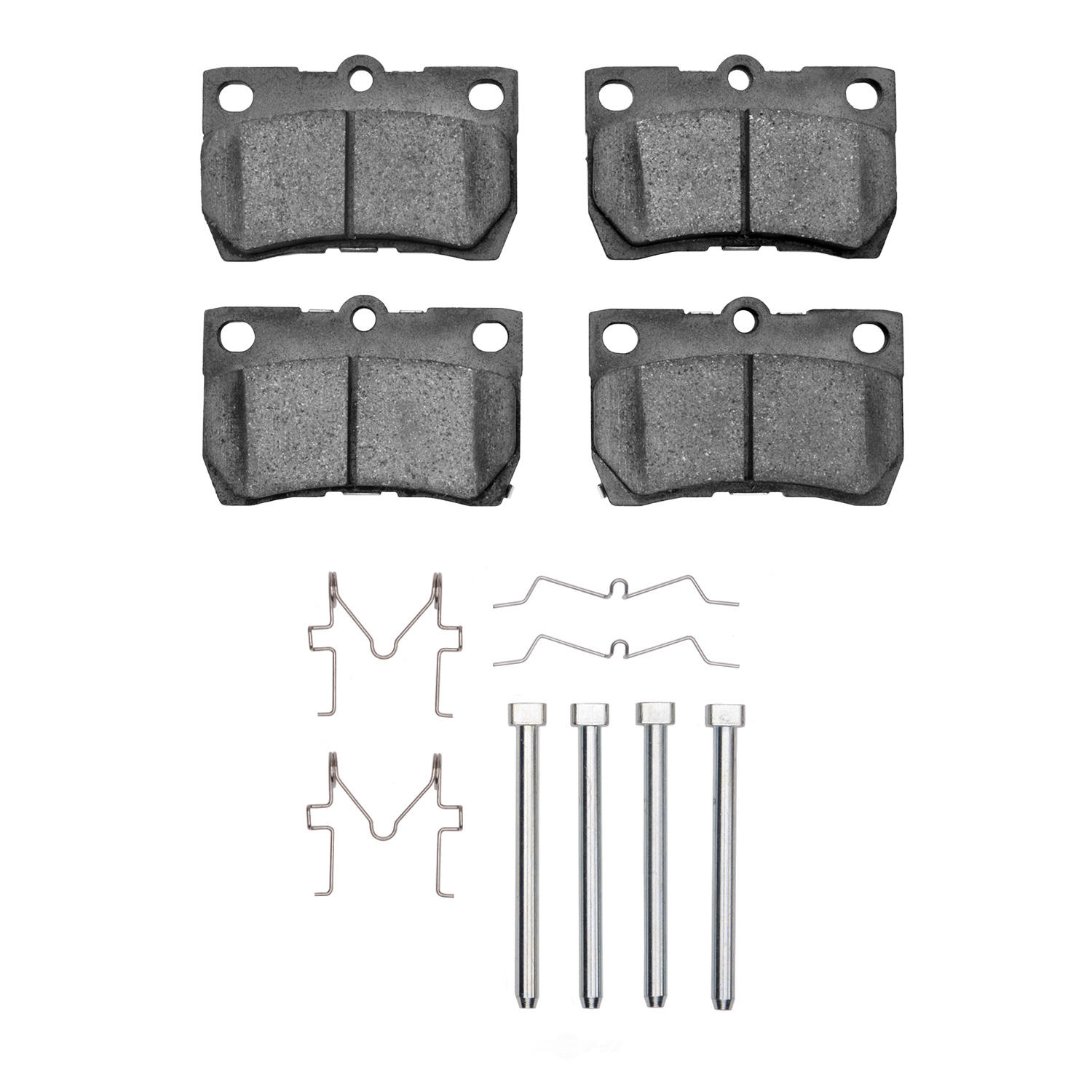 DFC - DFC 5000 Advanced Brake Pads - Ceramic and Hardware Kit (Rear) - DF1 1551-1113-02