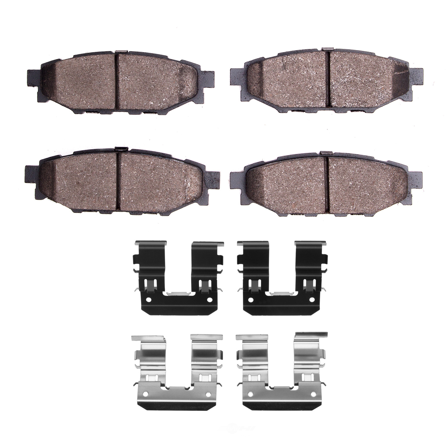 DFC - DFC 5000 Advanced Brake Pads - Ceramic and Hardware Kit (Rear) - DF1 1551-1114-01
