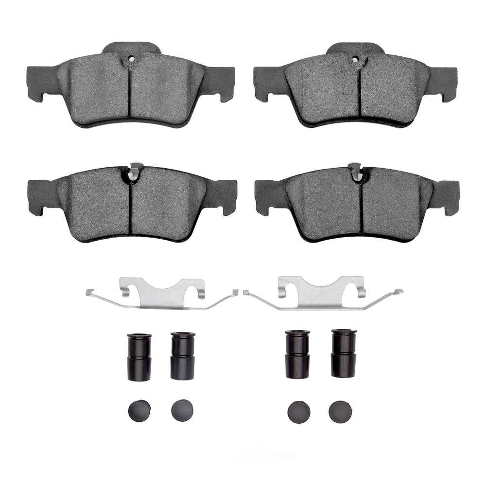 DFC - DFC 5000 Euro Ceramic Brake Pads and Hardware Kit (Rear) - DF1 1600-1122-01