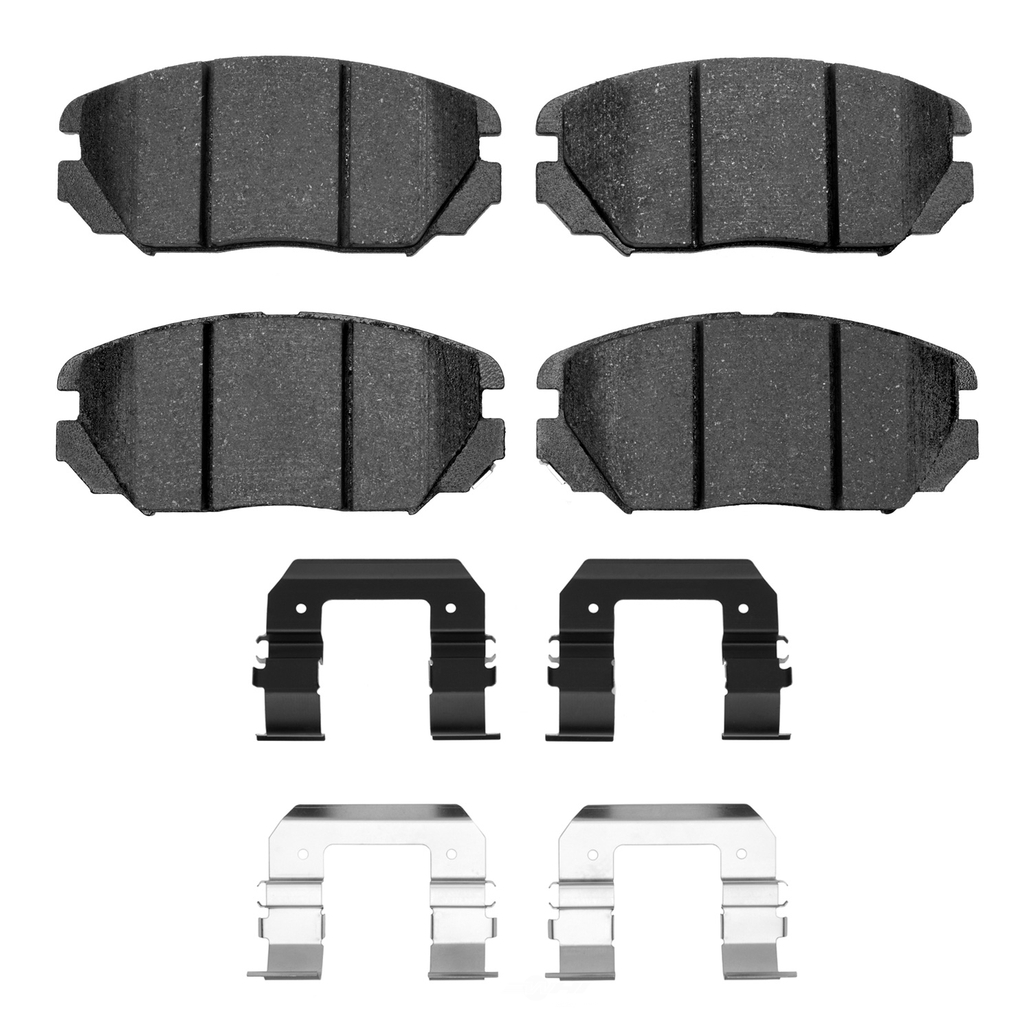 DFC - DFC 5000 Advanced Brake Pads - Ceramic and Hardware Kit (Front) - DF1 1551-1125-01