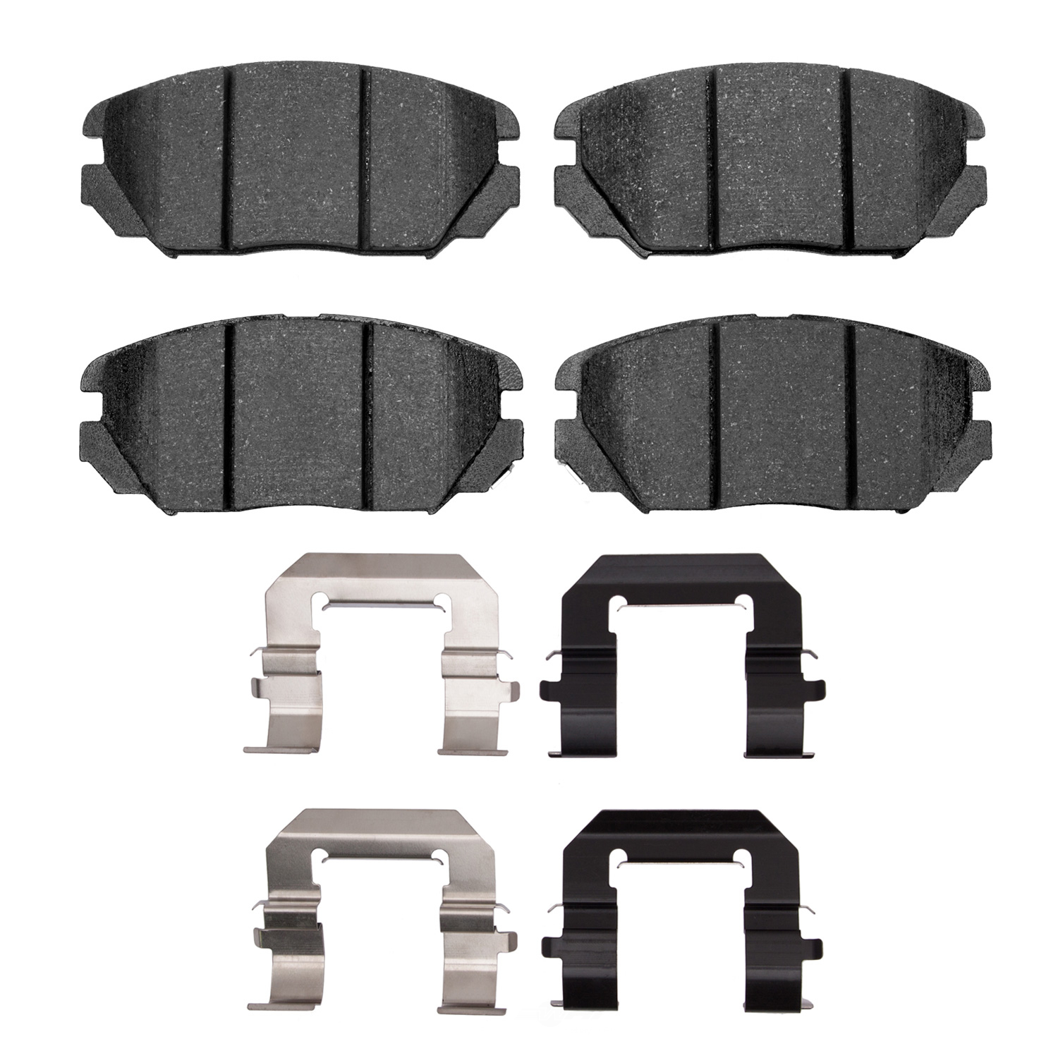 DFC - DFC 5000 Advanced Brake Pads - Ceramic and Hardware Kit (Front) - DF1 1551-1125-02