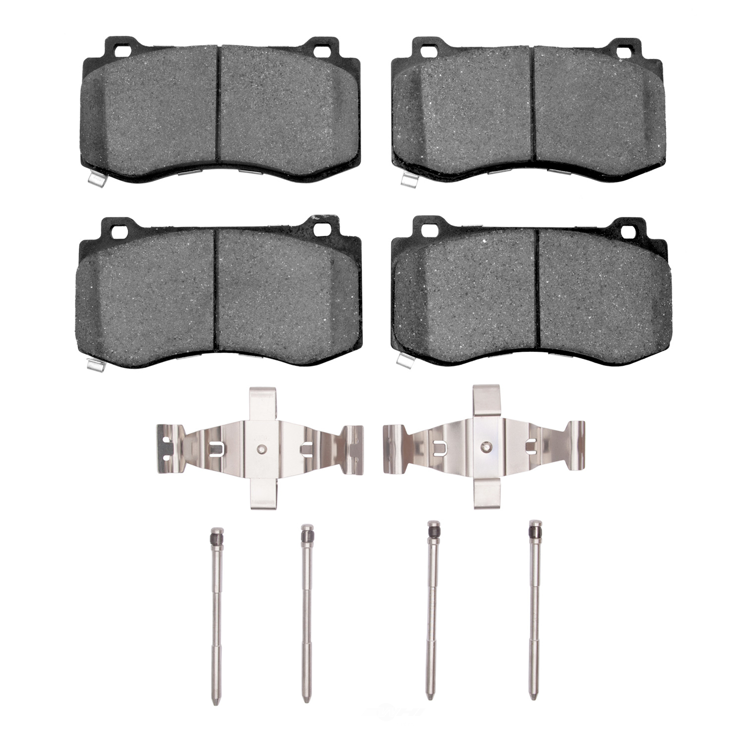 DFC - DFC 5000 Euro Ceramic Brake Pads and Hardware Kit (Front) - DF1 1600-1149-01