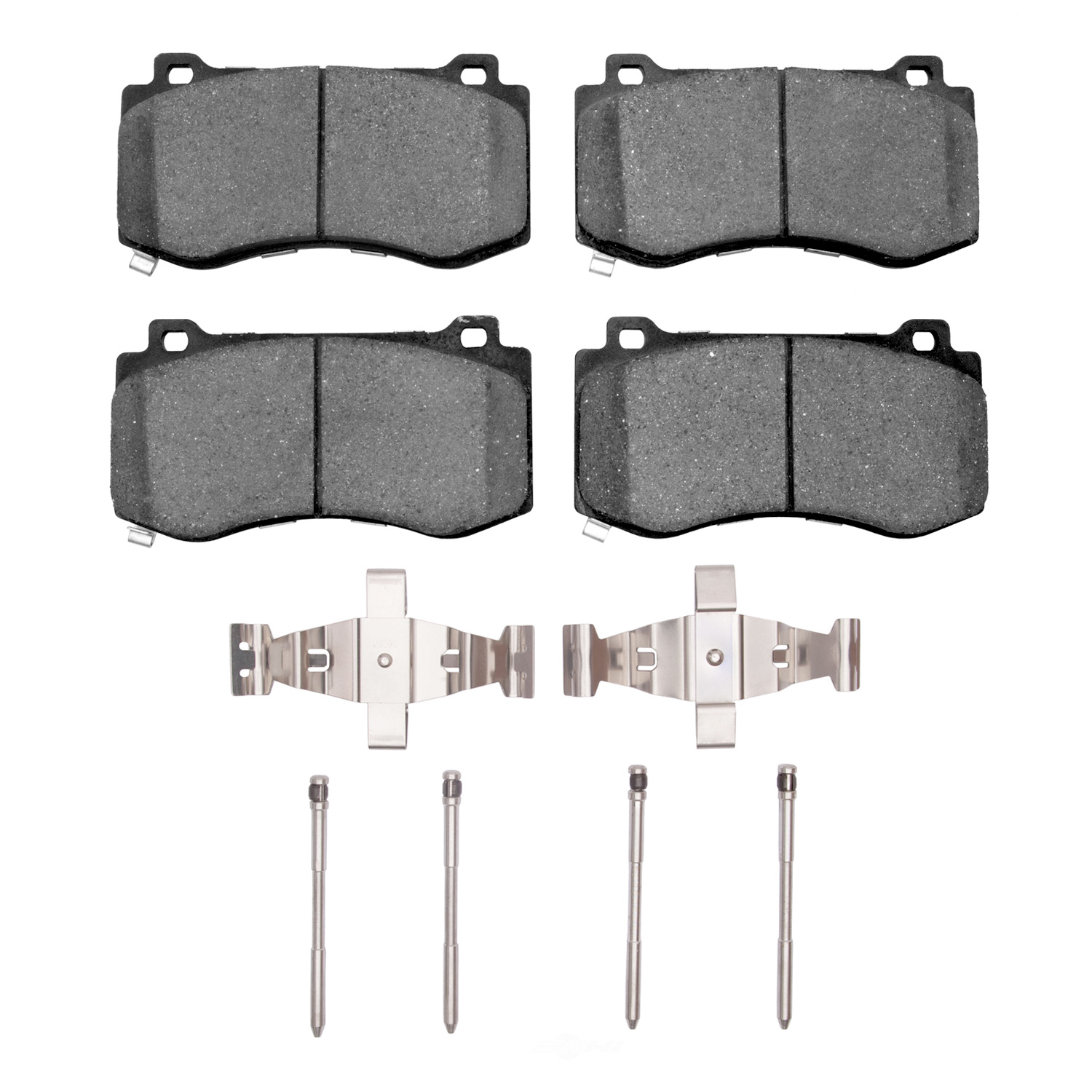 DFC - DFC 5000 Advanced Brake Pads - Low Metallic and Hardware Kit (Front) - DF1 1551-1149-01