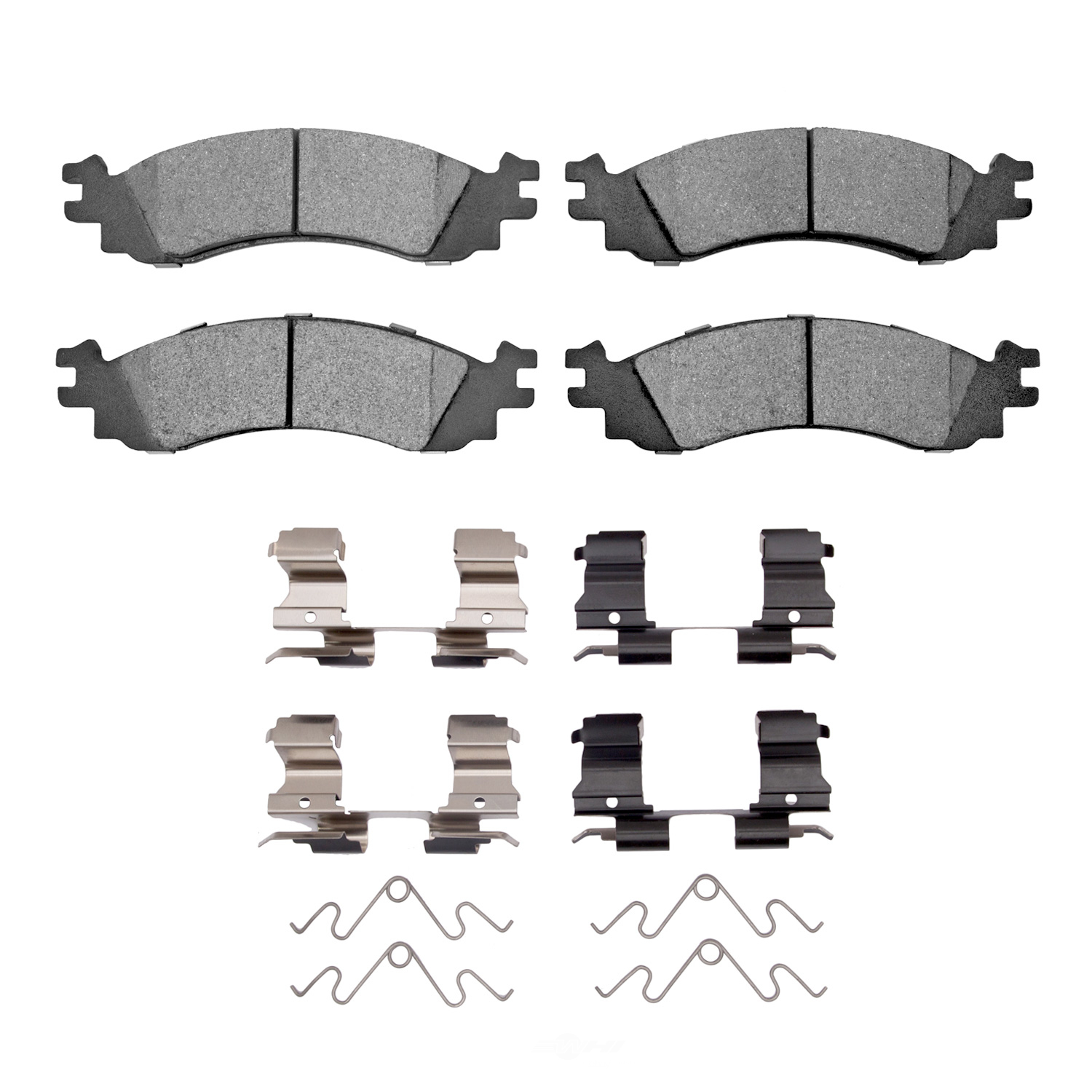 DFC - DFC 5000 Advanced Brake Pads - Ceramic and Hardware Kit (Front) - DF1 1551-1158-01
