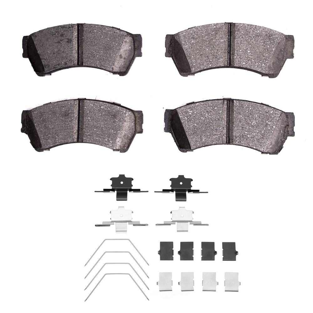 DFC - DFC 5000 Advanced Brake Pads - Ceramic and Hardware Kit (Front) - DF1 1551-1164-01