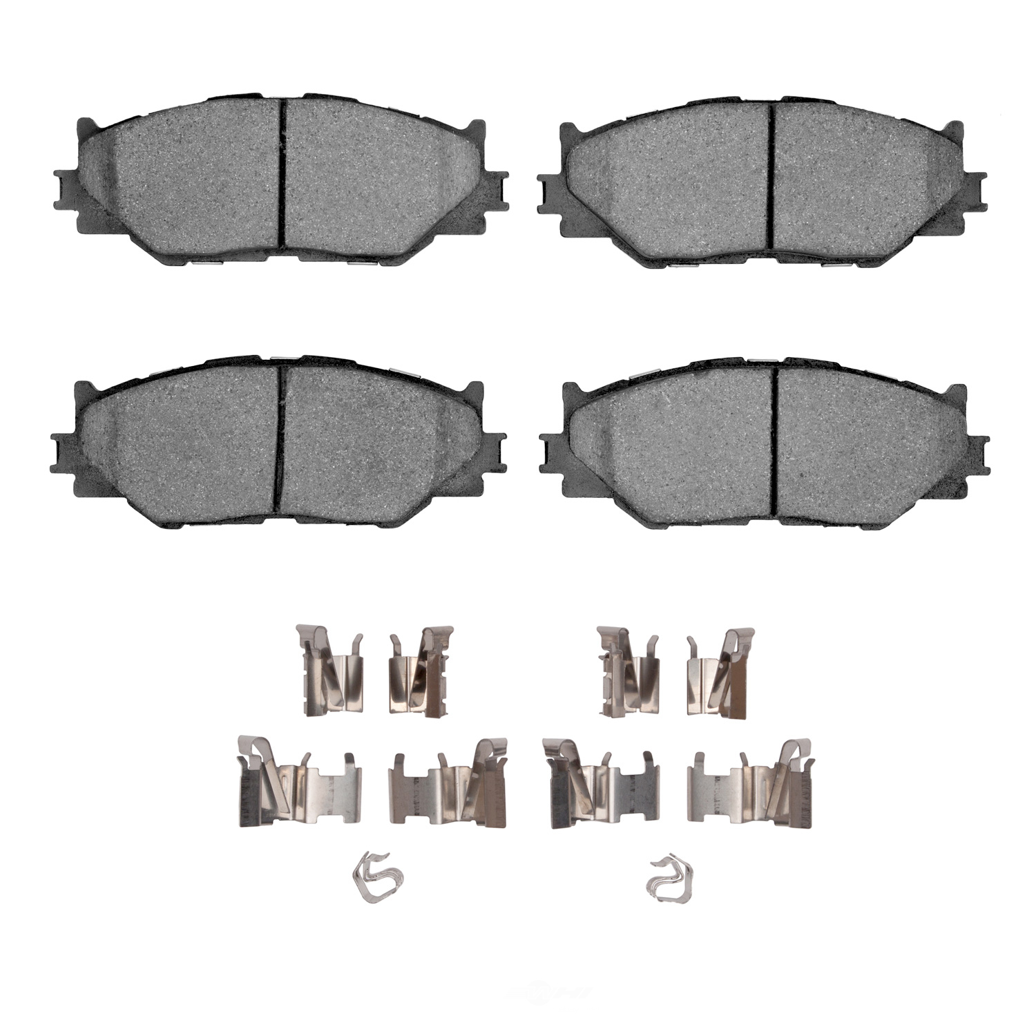 DFC - DFC 5000 Advanced Brake Pads - Low Metallic and Hardware Kit (Front) - DF1 1551-1178-01