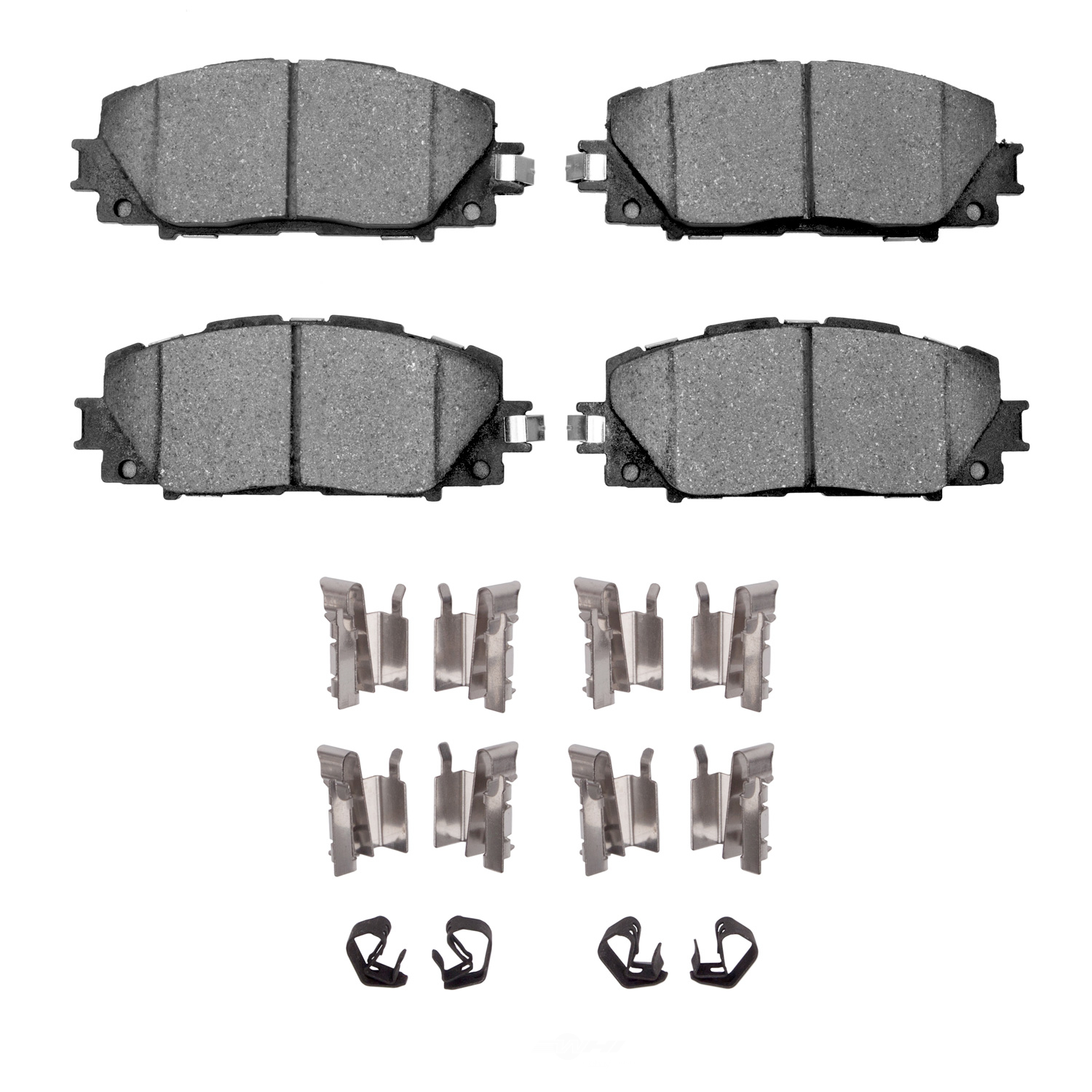 DFC - DFC 5000 Advanced Brake Pads - Ceramic and Hardware Kit (Front) - DF1 1552-1184-11