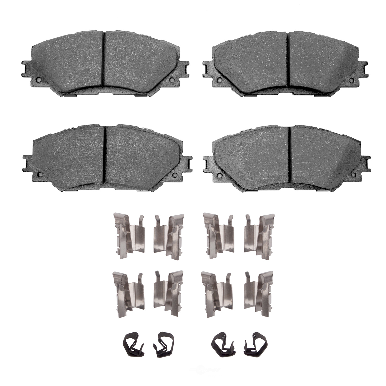 DFC - DFC 5000 Advanced Brake Pads - Ceramic and Hardware Kit (Front) - DF1 1551-1210-01