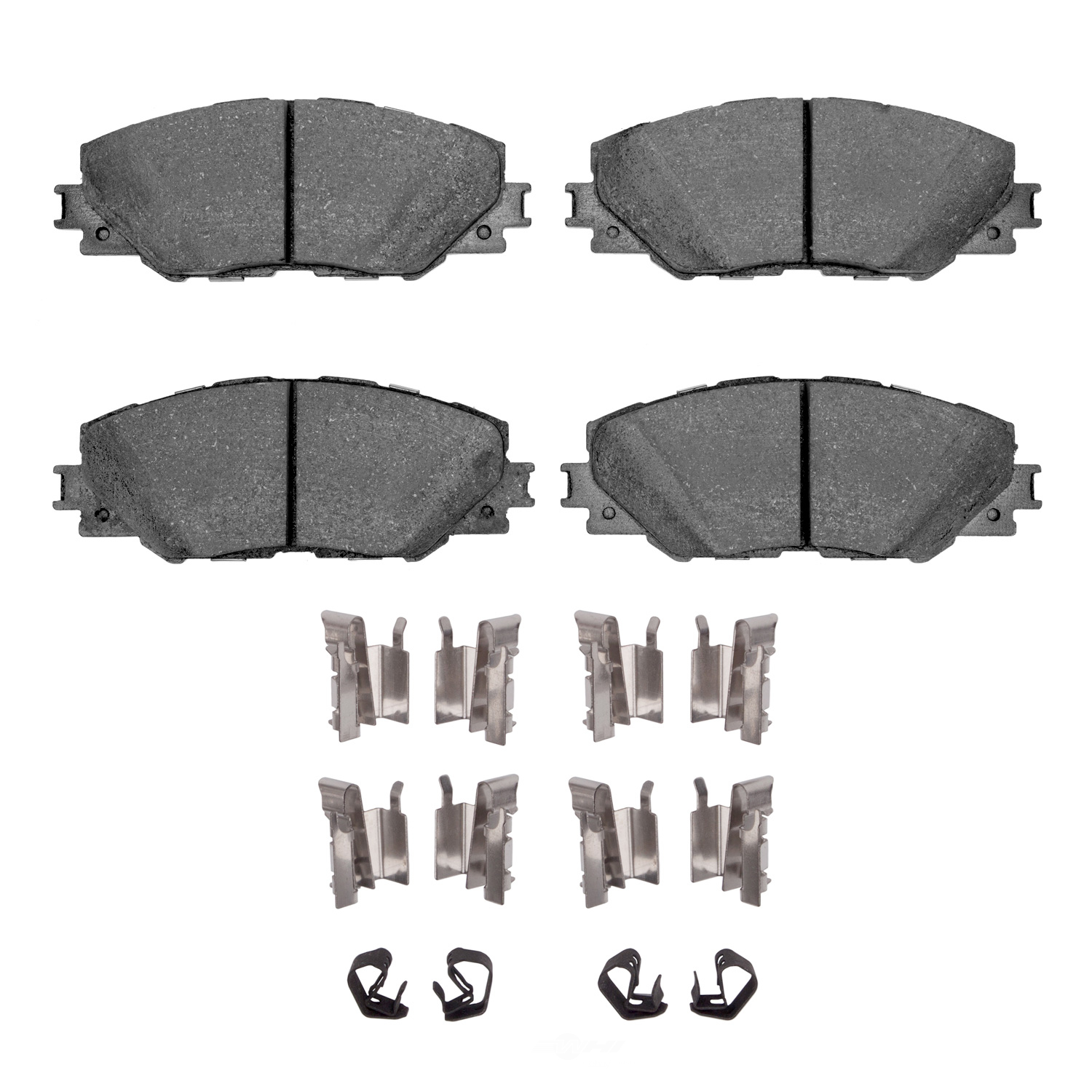 DFC - DFC 5000 Advanced Brake Pads - Ceramic and Hardware Kit (Front) - DF1 1551-1211-01