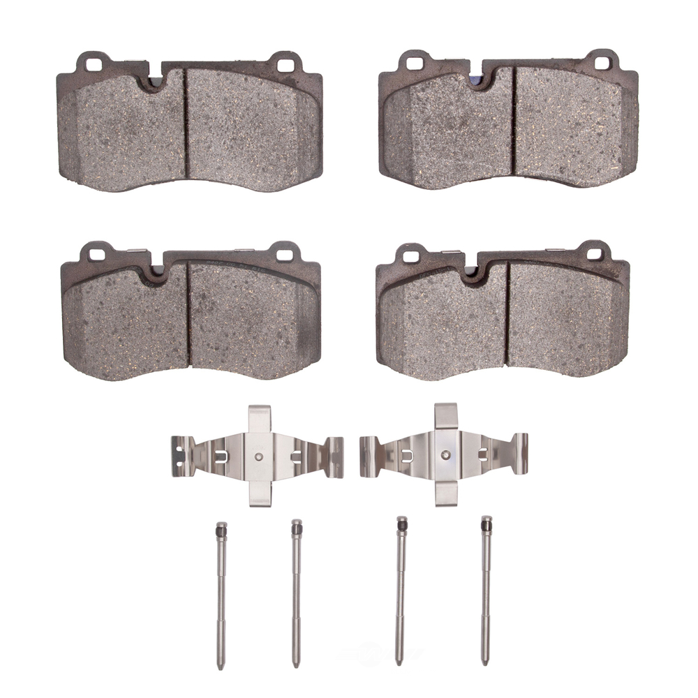 DFC - DFC 5000 Advanced Brake Pads - Low Metallic and Hardware Kit (Front) - DF1 1551-1223-01