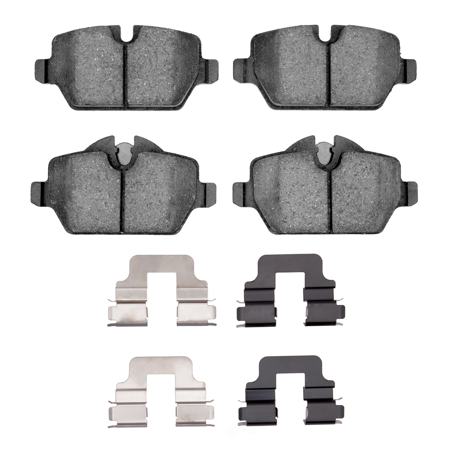 DFC - DFC 5000 Advanced Brake Pads - Low Metallic and Hardware Kit (Rear) - DF1 1551-1226-01