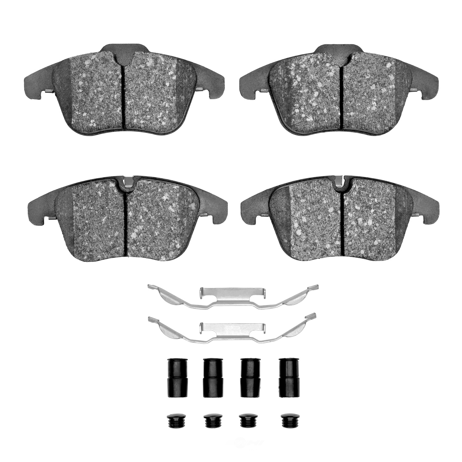 DFC - DFC 5000 Advanced Brake Pads - Low Metallic and Hardware Kit (Front) - DF1 1551-1241-01