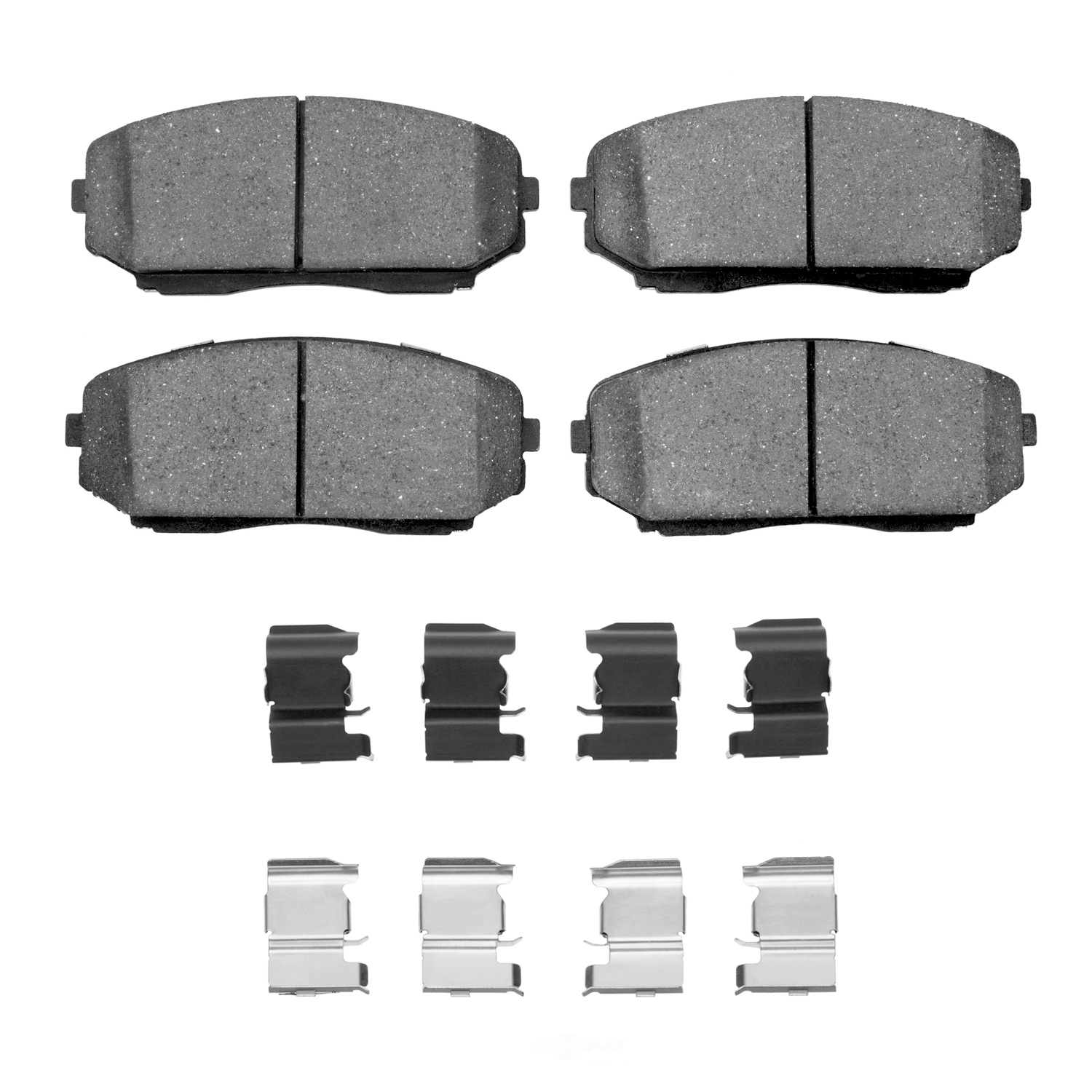 DFC - DFC 5000 Advanced Brake Pads - Ceramic and Hardware Kit (Front) - DF1 1551-1258-01