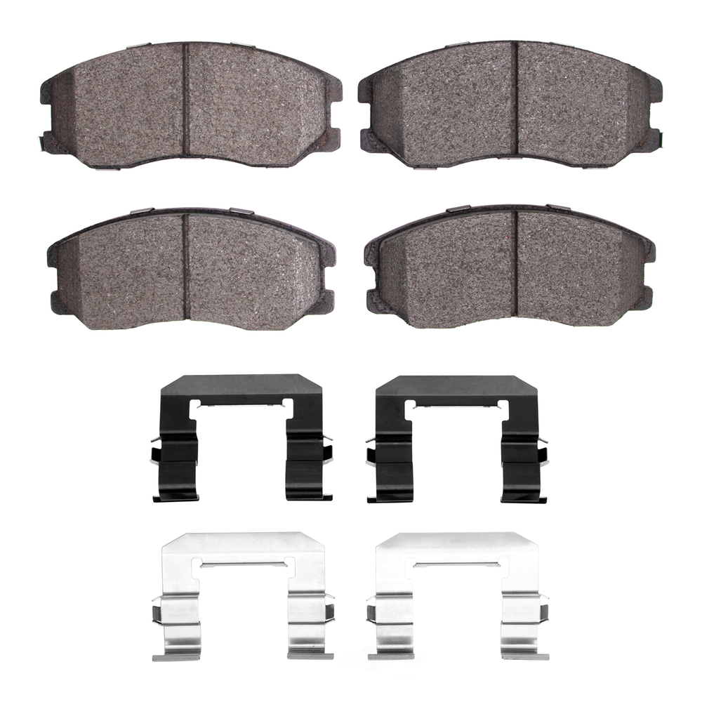 DFC - DFC 5000 Advanced Brake Pads - Ceramic and Hardware Kit (Front) - DF1 1551-1264-01