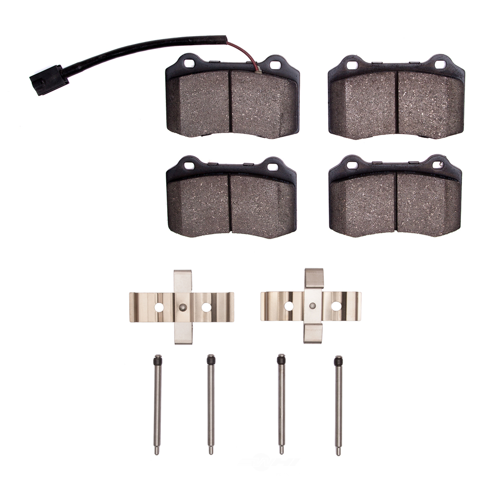 DFC - DFC 5000 Advanced Brake Pads - Low Metallic and Hardware Kit (Rear) - DF1 1551-1270-01