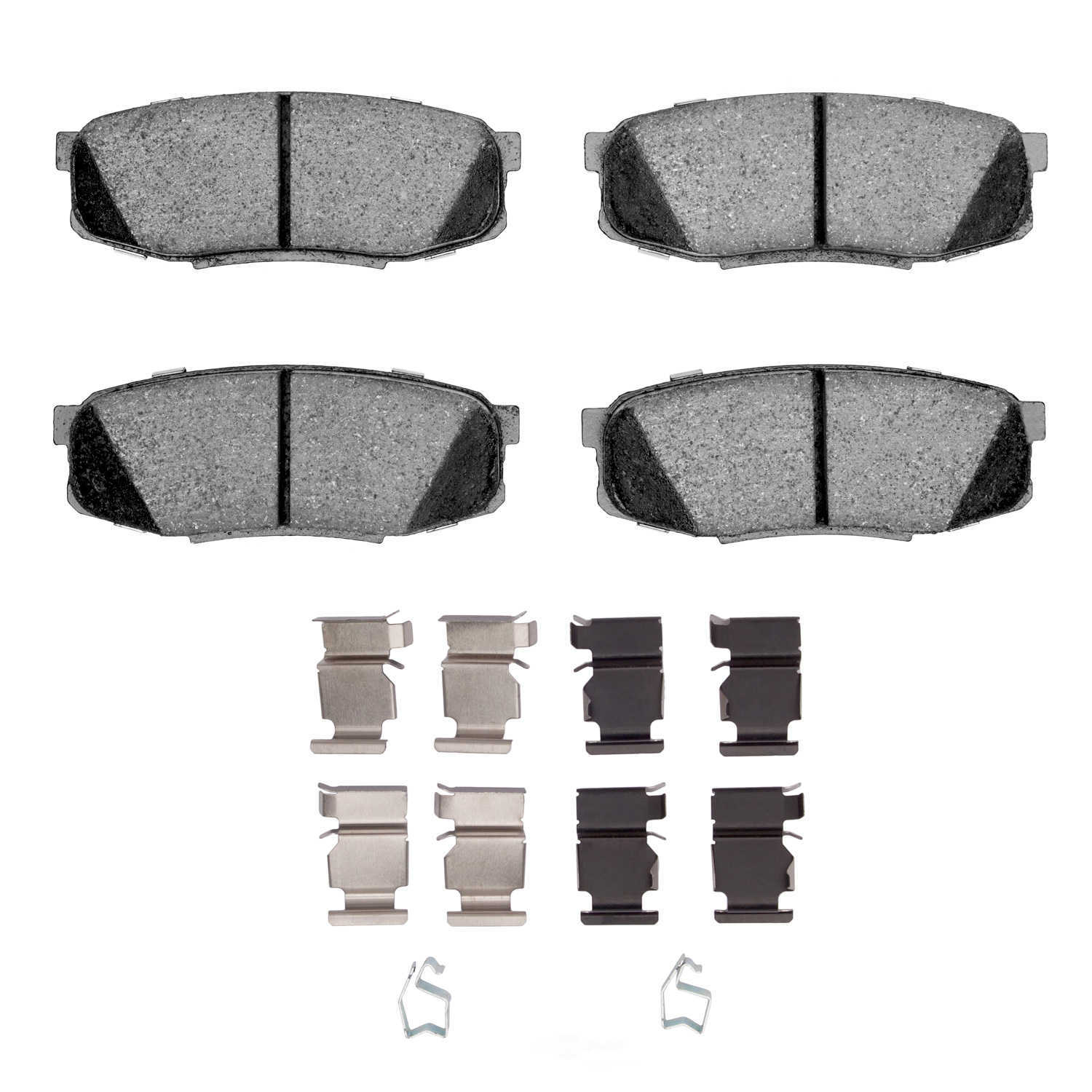 DFC - DFC 5000 Advanced Brake Pads - Ceramic and Hardware Kit (Rear) - DF1 1551-1304-01