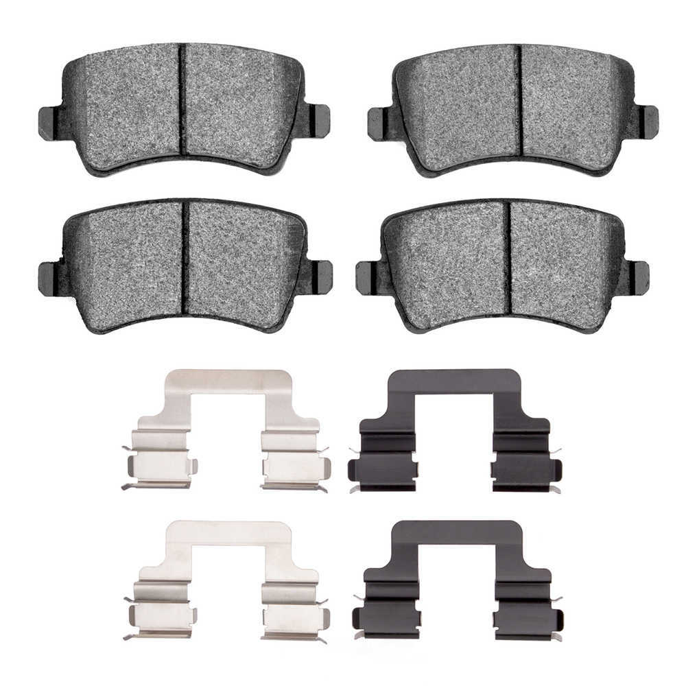 DFC - DFC 5000 Advanced Brake Pads - Ceramic and Hardware Kit (Rear) - DF1 1551-1307-02