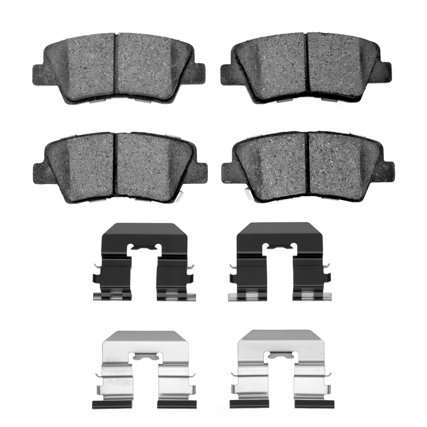 DFC - DFC 5000 Advanced Brake Pads - Ceramic and Hardware Kit (Rear) - DF1 1551-1313-01