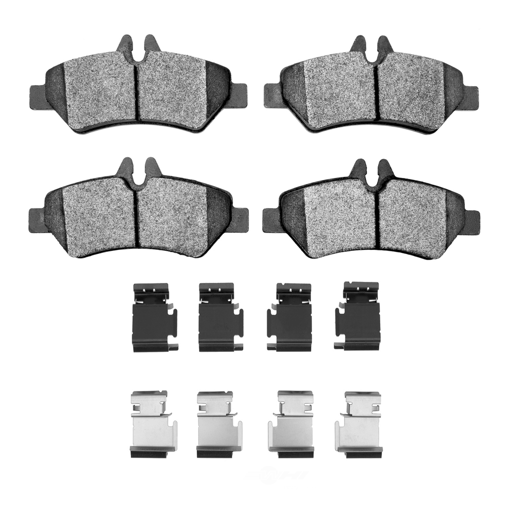 DFC - DFC 5000 Advanced Brake Pads - Semi Metallic and Hardware Kit (Rear) - DF1 1551-1317-01