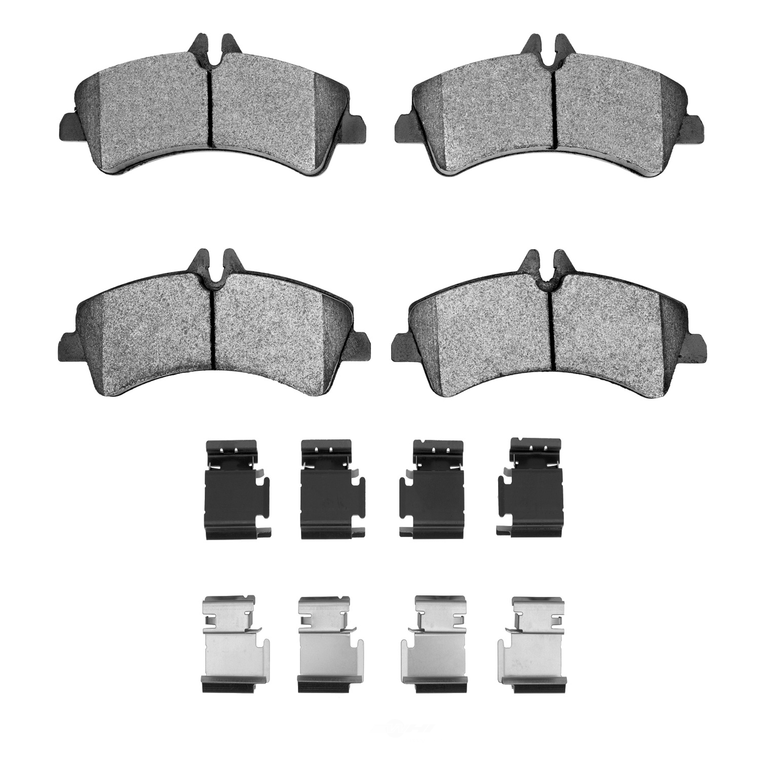 DFC - DFC 5000 Advanced Brake Pads - Semi Metallic and Hardware Kit (Rear) - DF1 1551-1318-01