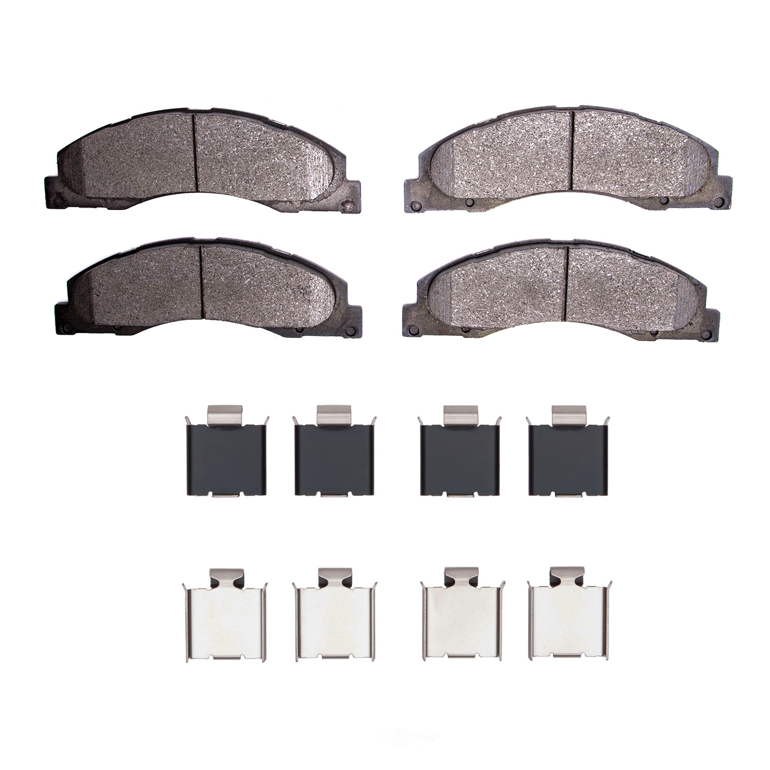 DFC - DFC 5000 Advanced Brake Pads - Semi Metallic and Hardware Kit (Front) - DF1 1551-1328-01