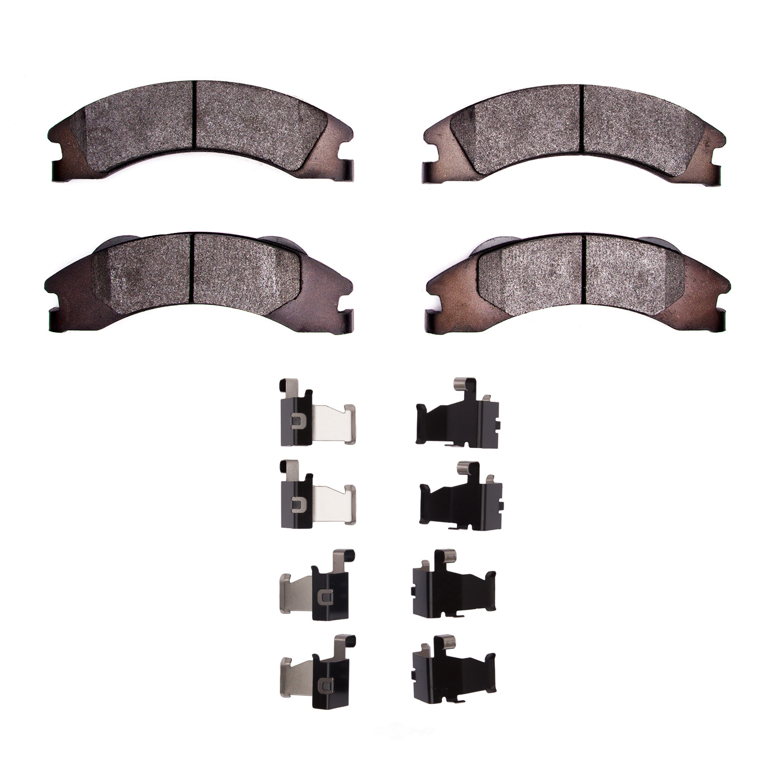 DFC - DFC 5000 Advanced Brake Pads - Semi Metallic and Hardware Kit (Rear) - DF1 1551-1329-01