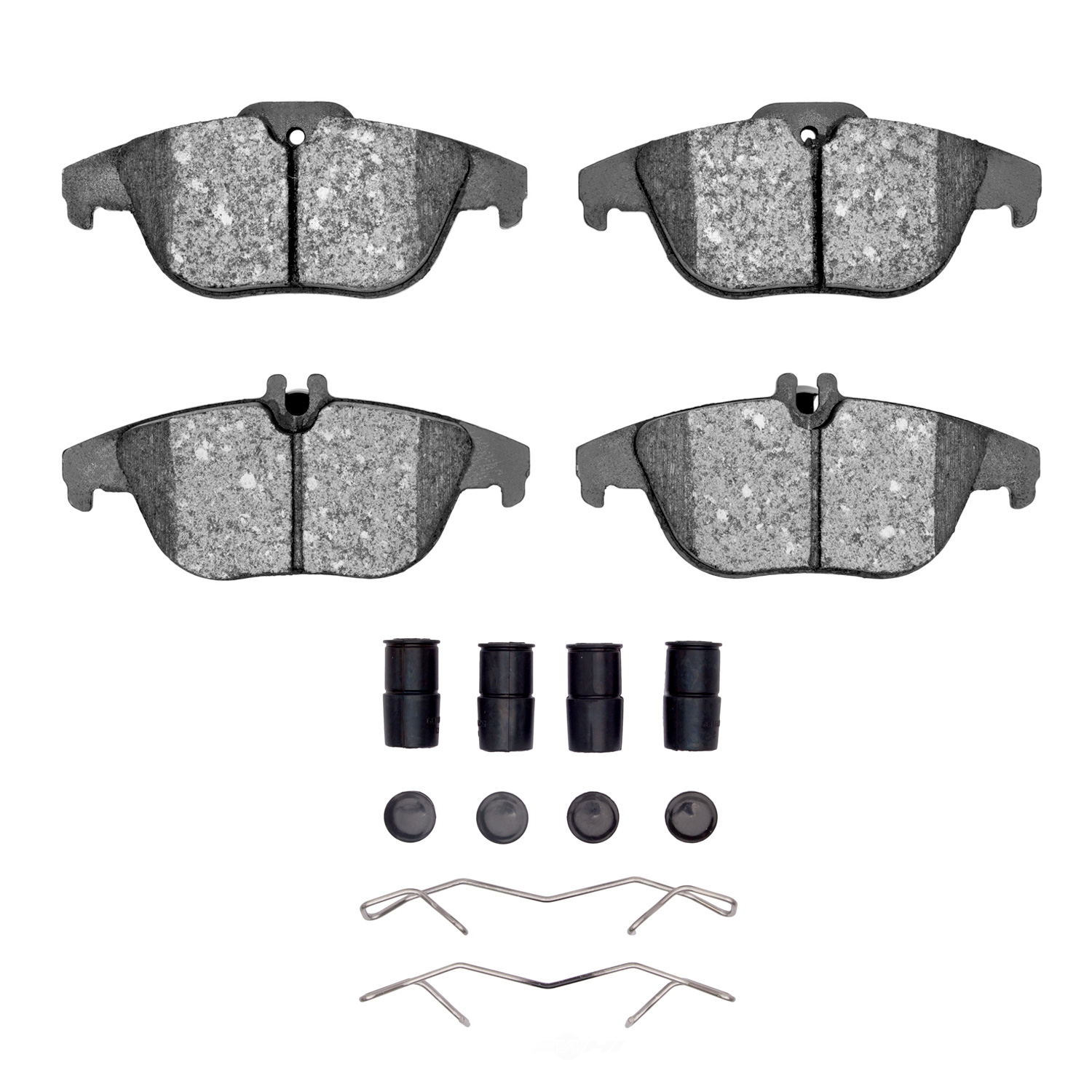 DFC - DFC 5000 Advanced Brake Pads - Low Metallic and Hardware Kit (Rear) - DF1 1552-1341-01