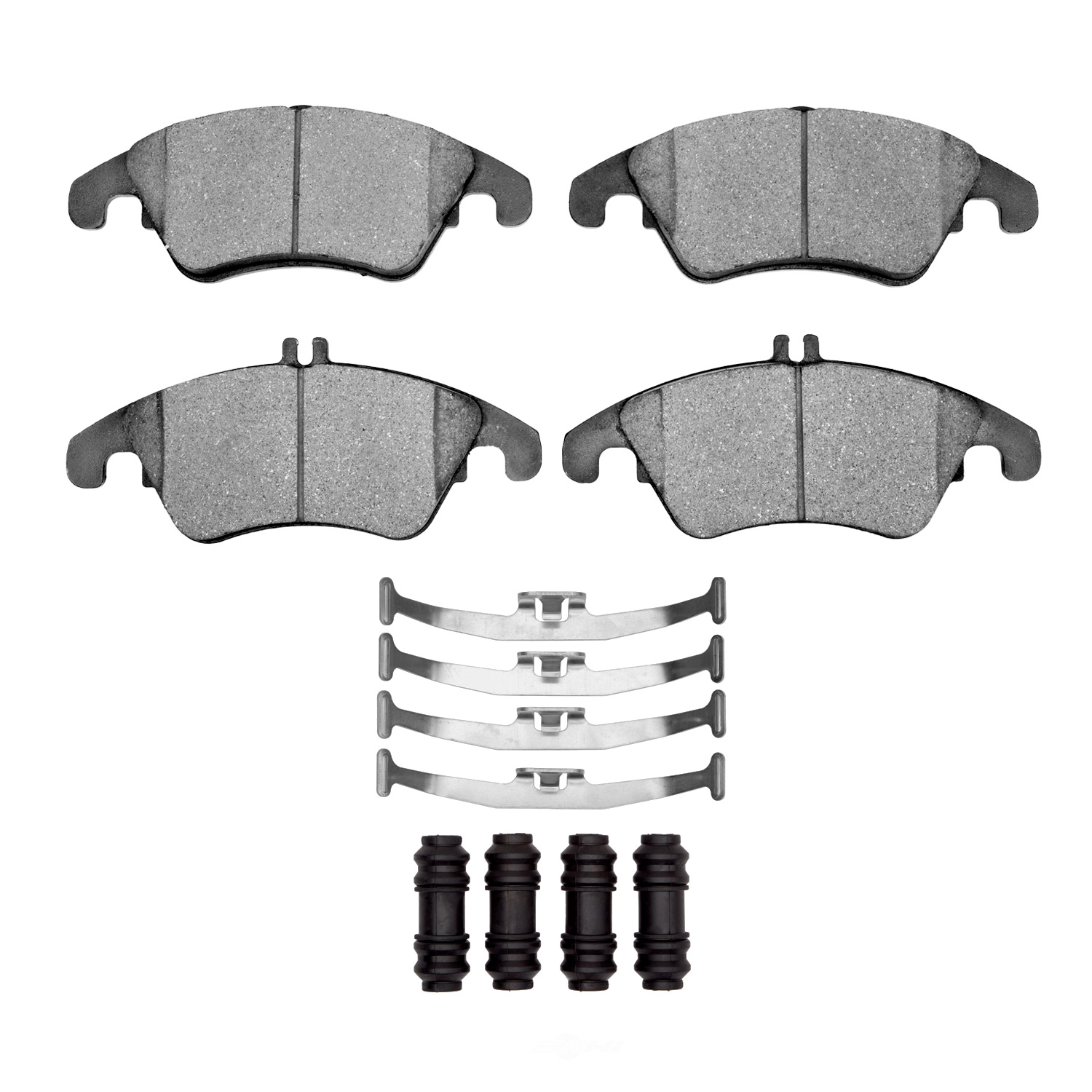 DFC - DFC 5000 Advanced Brake Pads - Ceramic and Hardware Kit (Front) - DF1 1551-1342-01