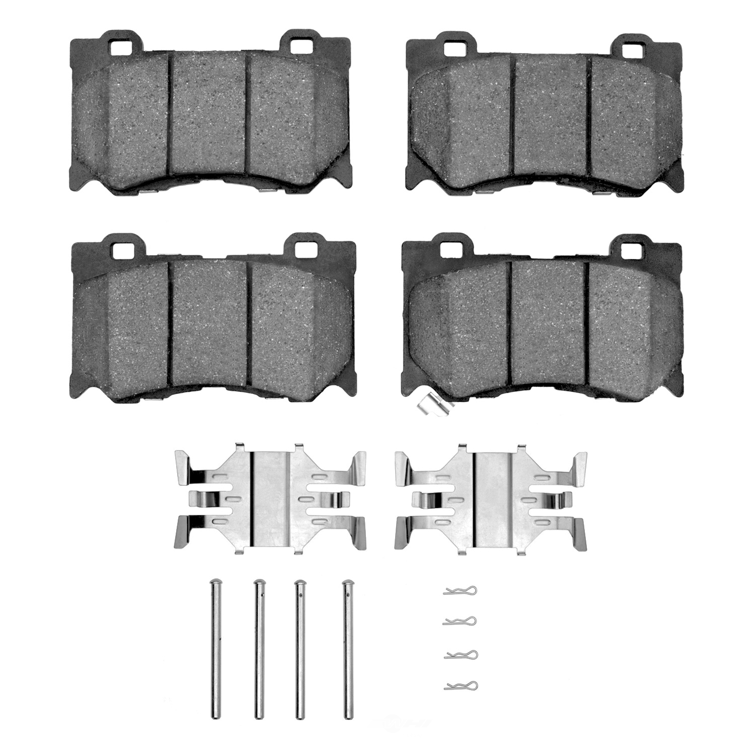 DFC - DFC 5000 Advanced Brake Pads - Ceramic and Hardware Kit (Front) - DF1 1551-1346-01