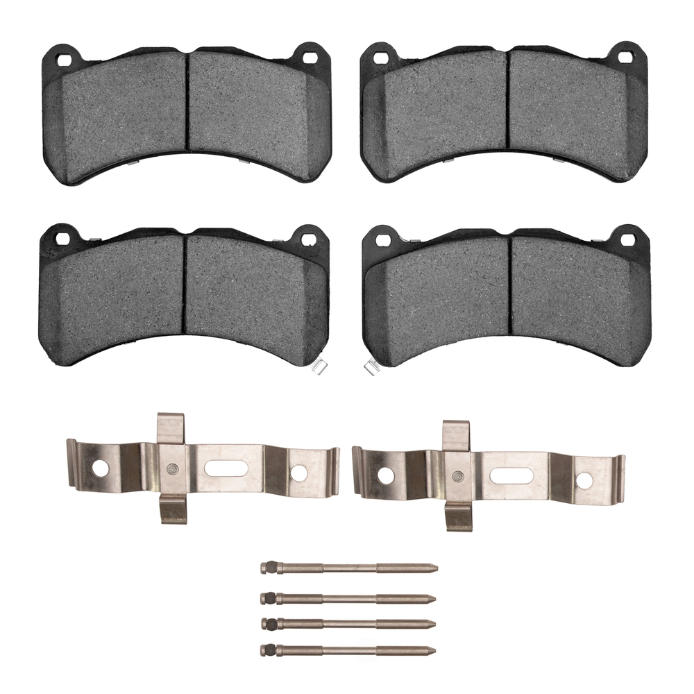 DFC - DFC 5000 Advanced Brake Pads - Low Metallic and Hardware Kit (Front) - DF1 1551-1365-01