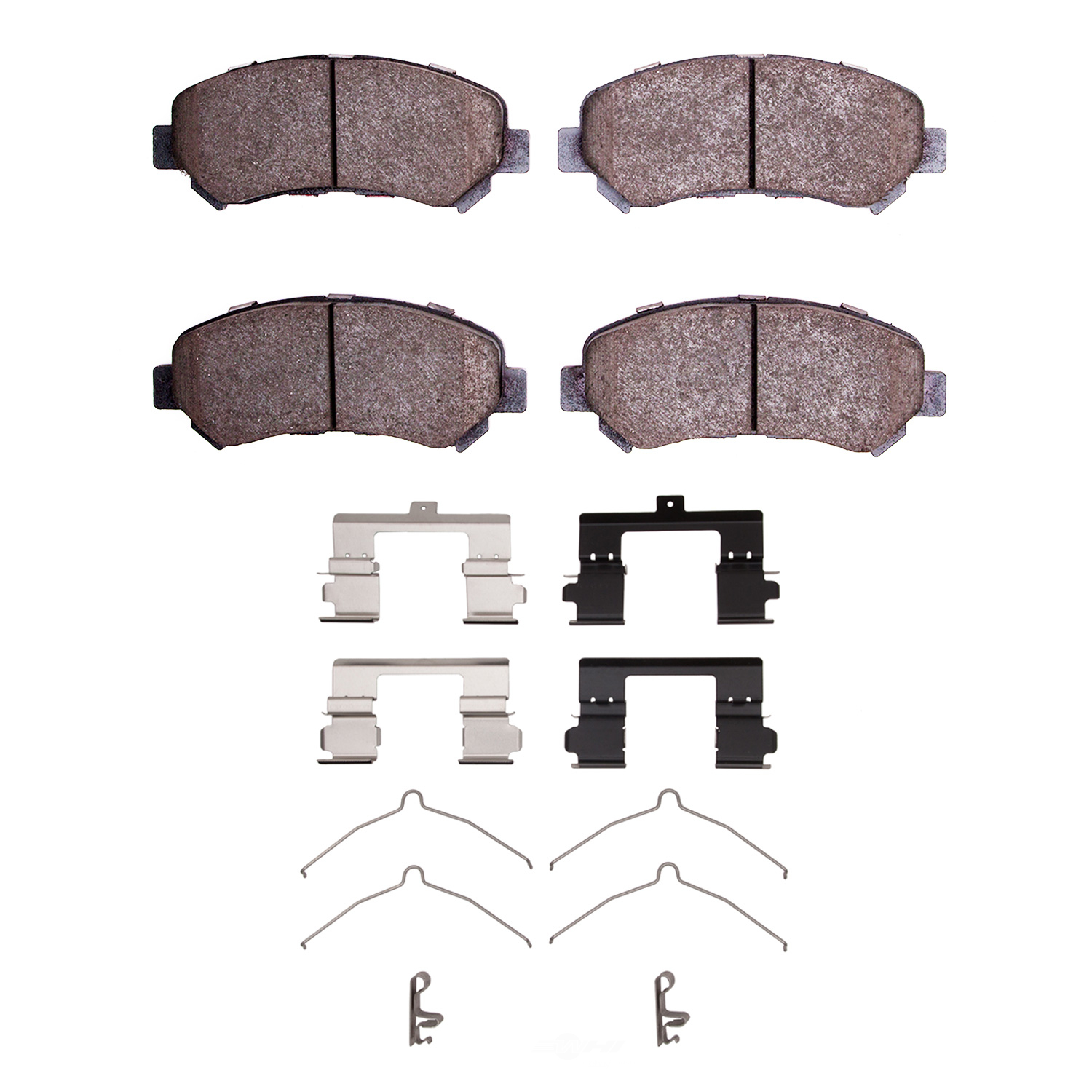 DFC - DFC 5000 Advanced Brake Pads - Ceramic and Hardware Kit (Front) - DF1 1551-1374-01