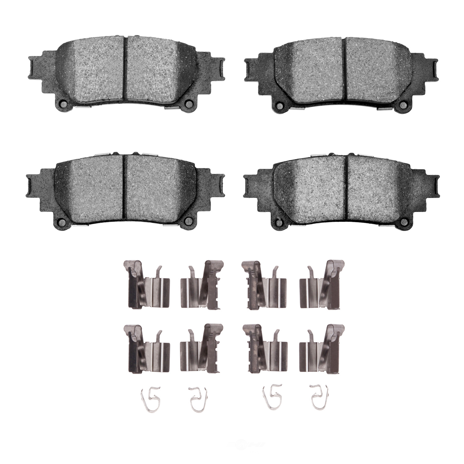 DFC - DFC 5000 Advanced Brake Pads - Ceramic and Hardware Kit (Rear) - DF1 1551-1391-01