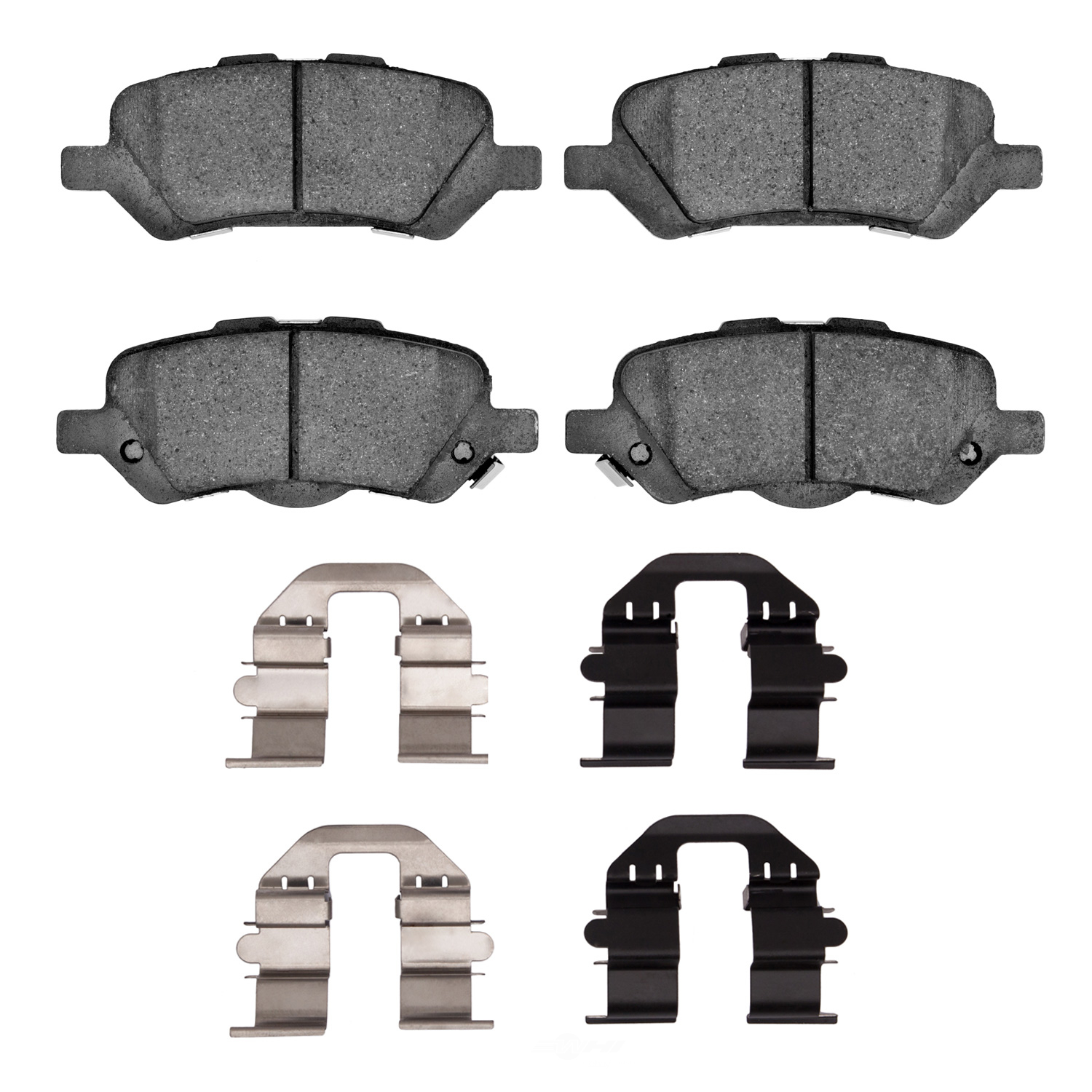 DFC - DFC 5000 Advanced Brake Pads - Ceramic and Hardware Kit (Rear) - DF1 1551-1402-01