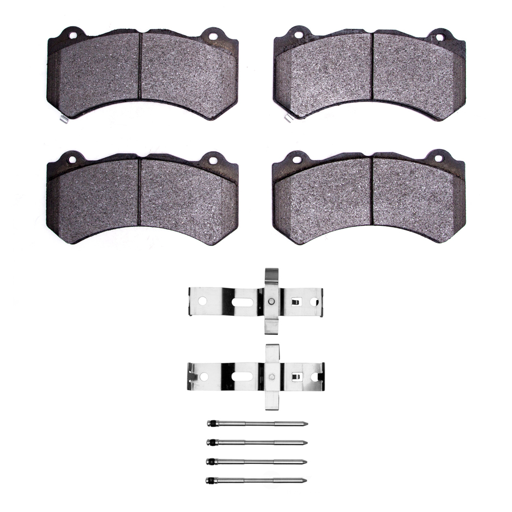 DFC - DFC 5000 Advanced Brake Pads - Low Metallic and Hardware Kit (Front) - DF1 1551-1405-02