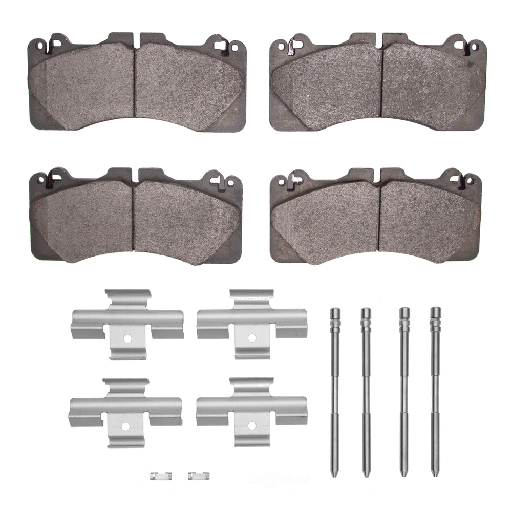 DFC - DFC 5000 Advanced Brake Pads - Low Metallic and Hardware Kit (Front) - DF1 1551-1440-01
