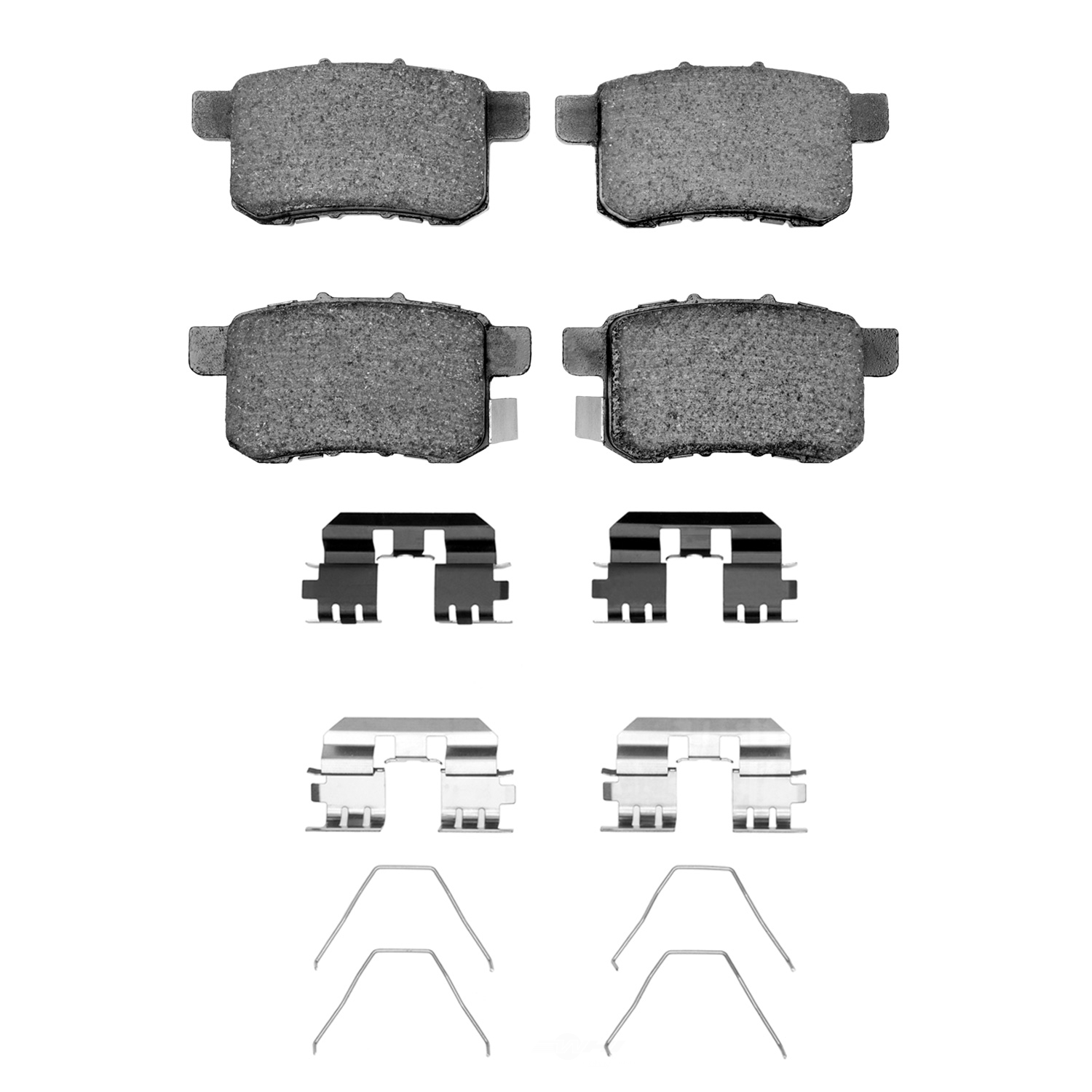 DFC - DFC 5000 Advanced Brake Pads - Ceramic and Hardware Kit (Rear) - DF1 1551-1451-01