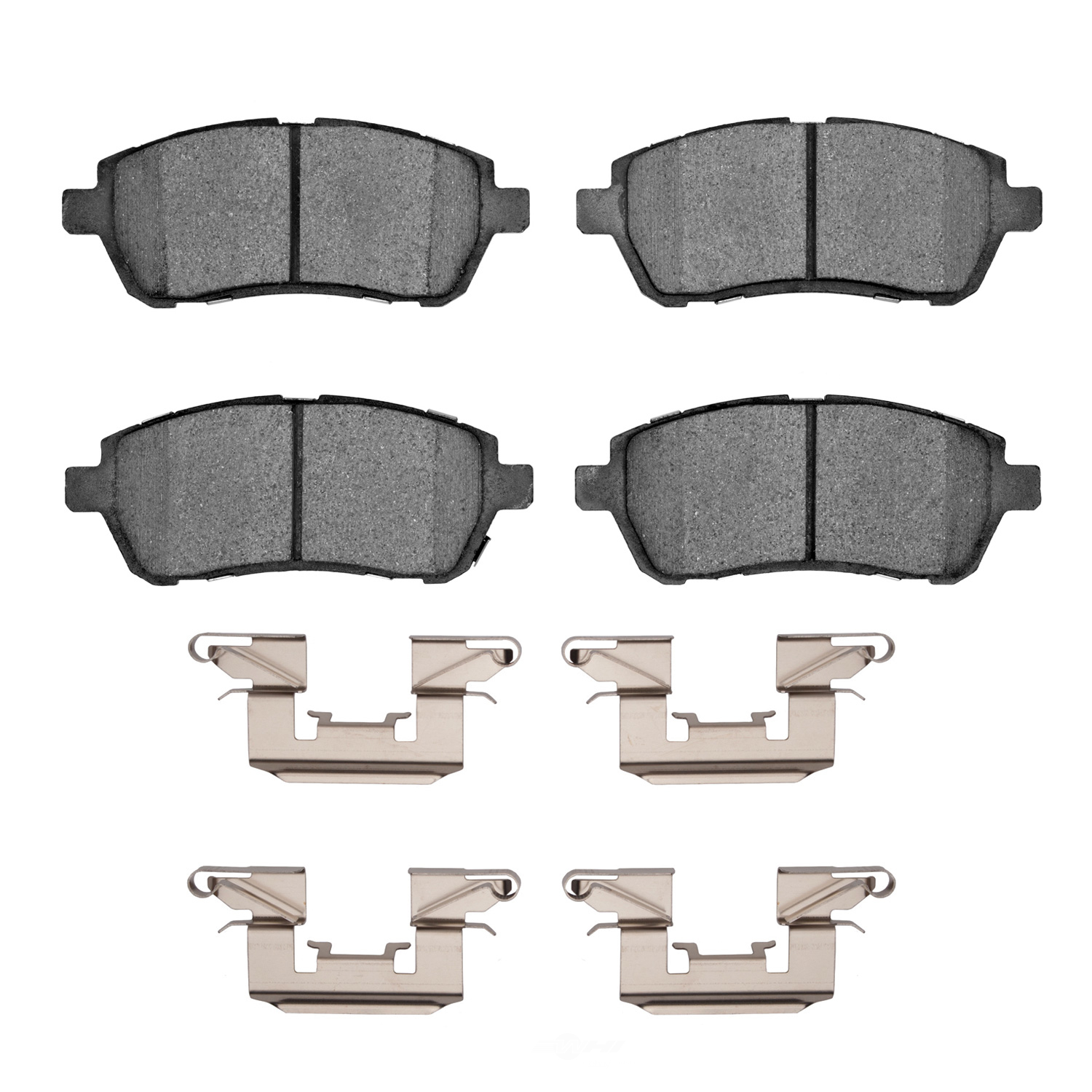 DFC - DFC 5000 Advanced Brake Pads - Ceramic and Hardware Kit (Front) - DF1 1551-1454-11