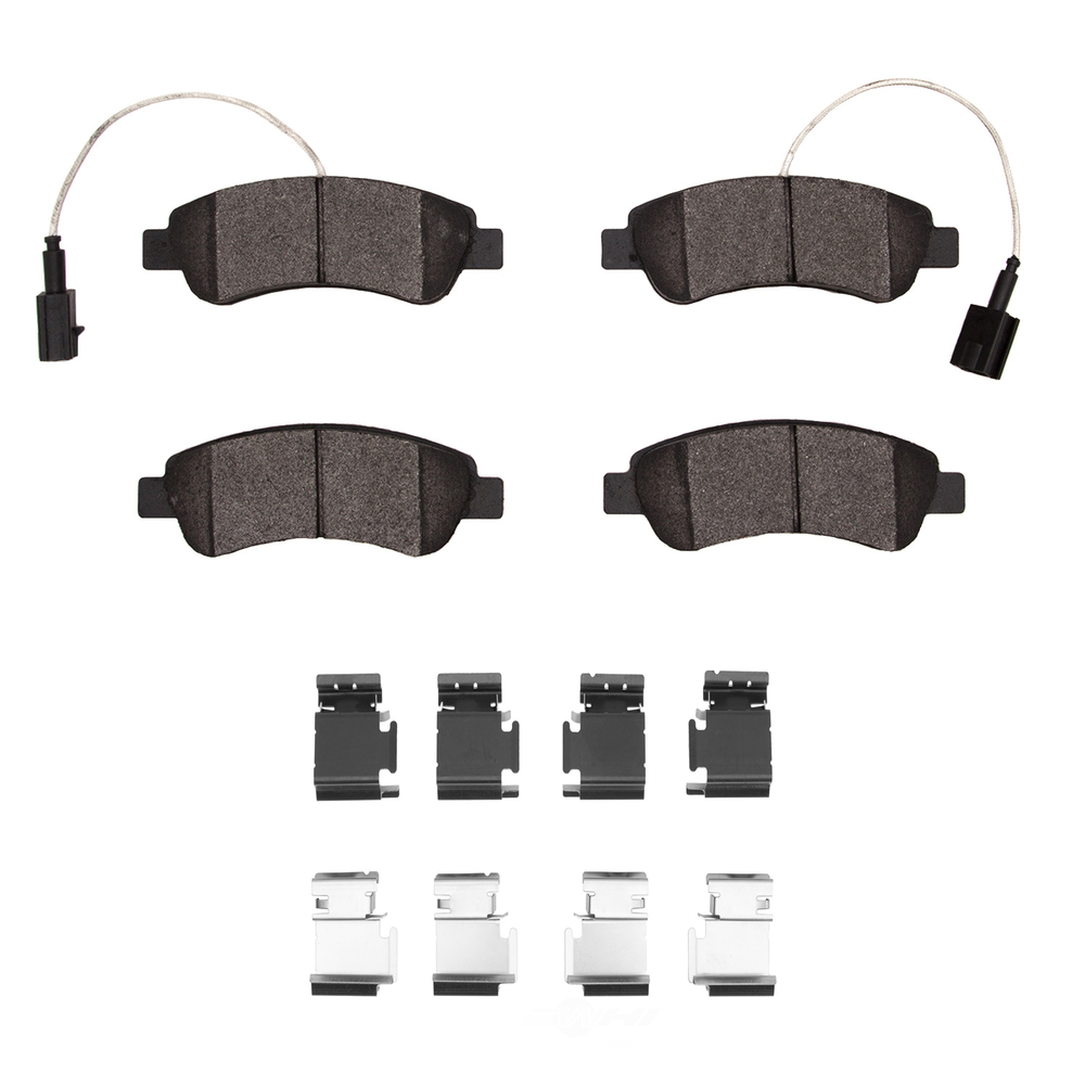 DFC - DFC 5000 Advanced Brake Pads - Semi Metallic and Hardware Kit (Rear) - DF1 1551-1490-01