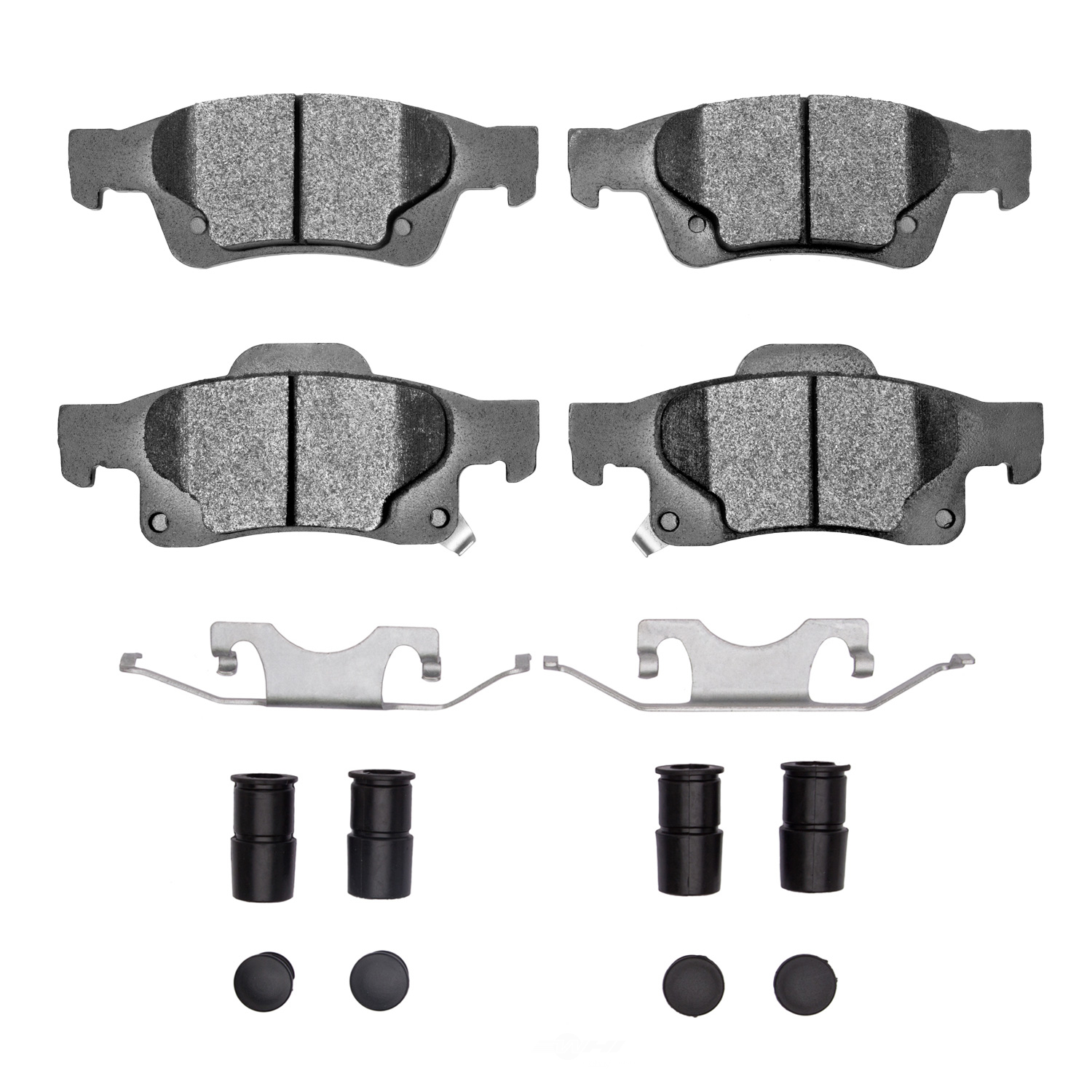 DFC - DFC 5000 Advanced Brake Pads - Ceramic and Hardware Kit (Rear) - DF1 1551-1498-01