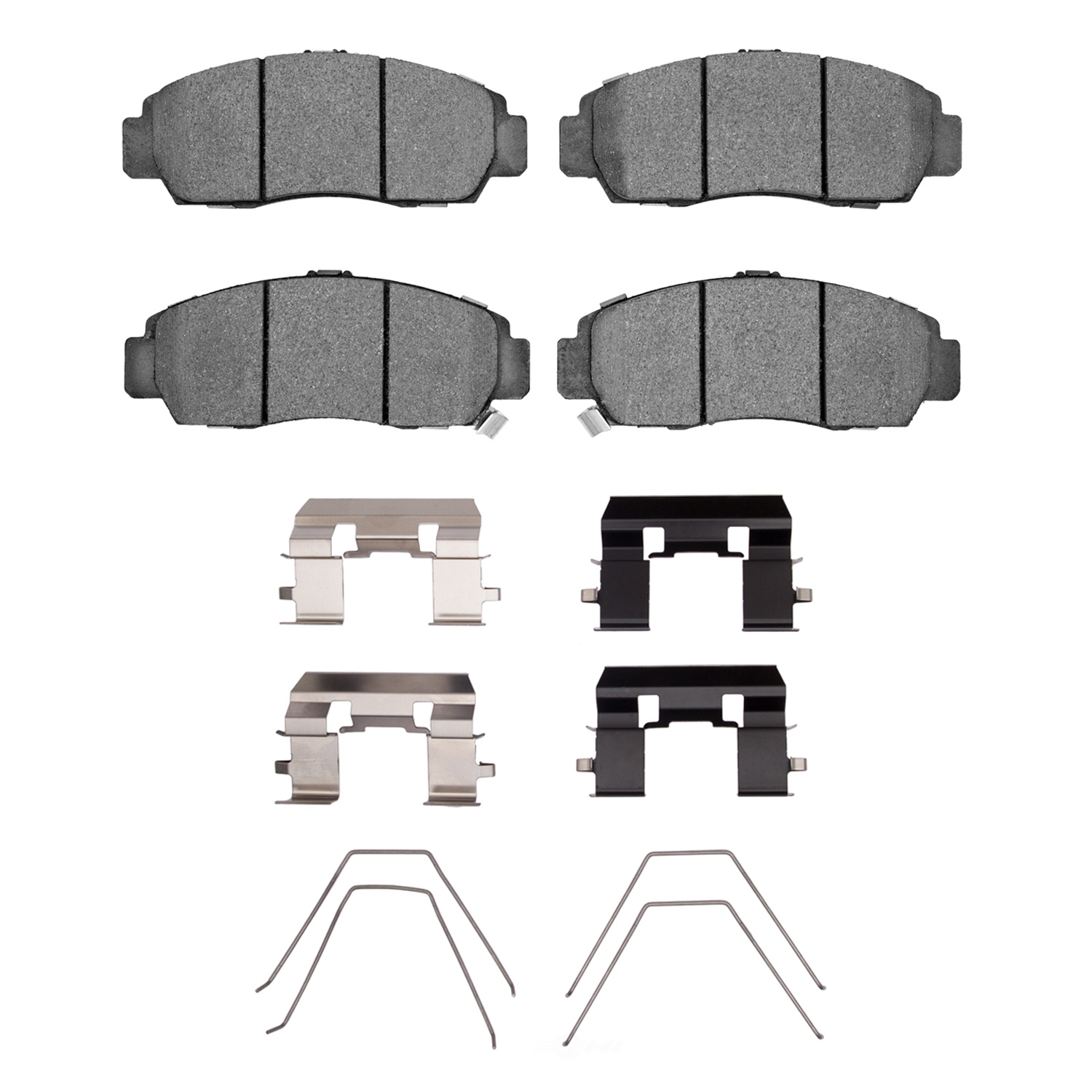 DFC - DFC 5000 Advanced Brake Pads - Ceramic and Hardware Kit (Front) - DF1 1551-1506-01