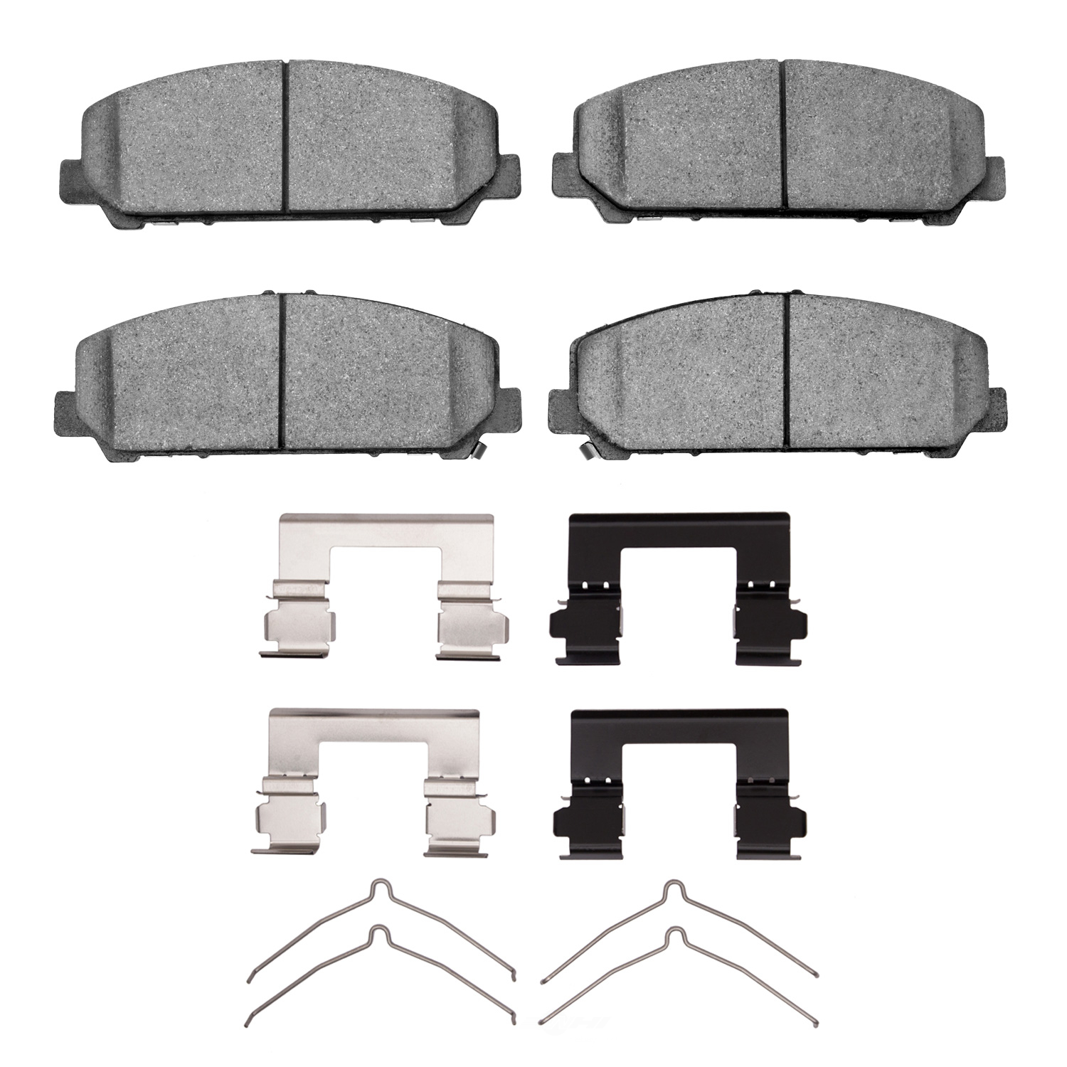 DFC - DFC 5000 Advanced Brake Pads - Ceramic and Hardware Kit (Front) - DF1 1551-1509-01