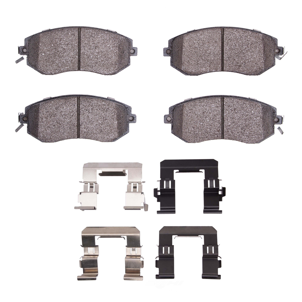 DFC - DFC 5000 Advanced Brake Pads - Ceramic and Hardware Kit - DF1 1551-1539-01