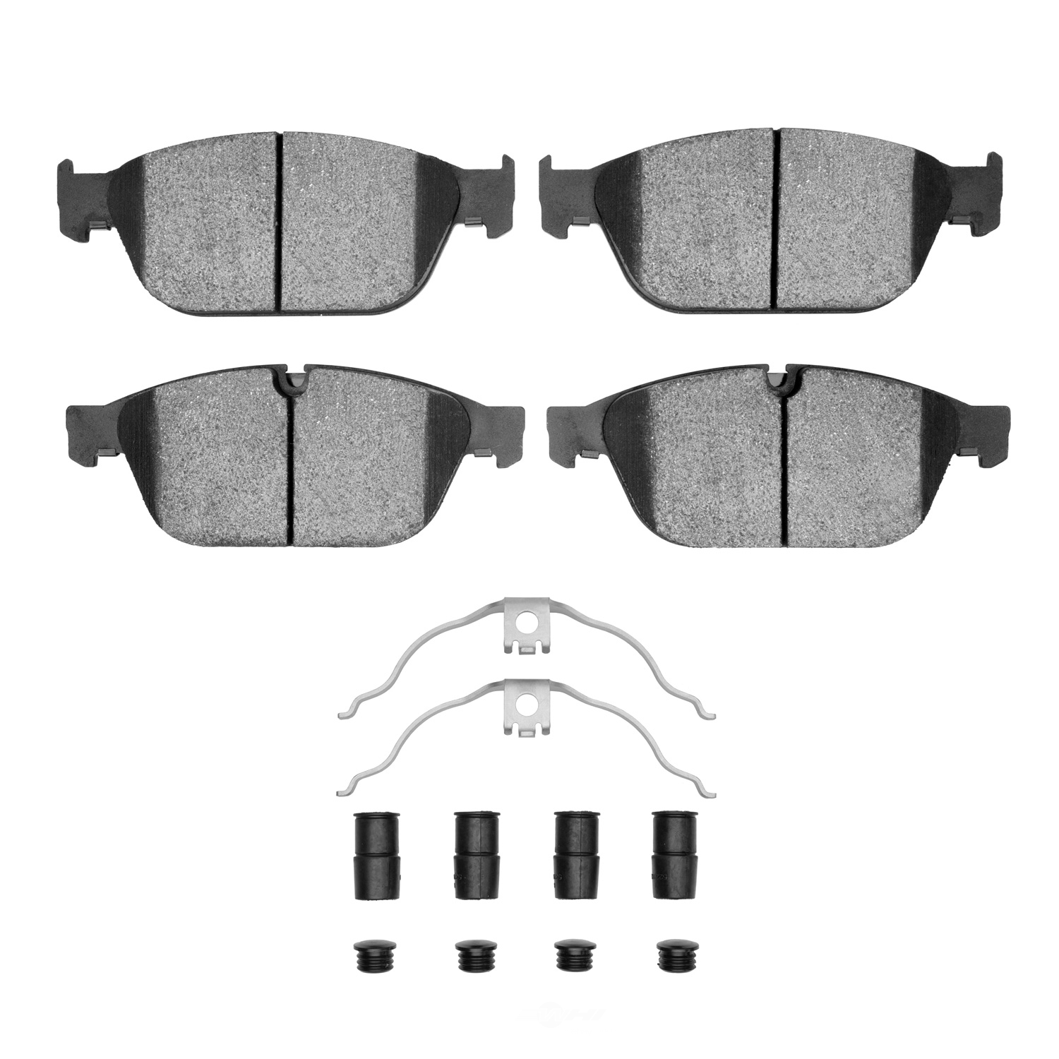 DFC - DFC 5000 Advanced Brake Pads - Ceramic and Hardware Kit (Front) - DF1 1551-1546-01