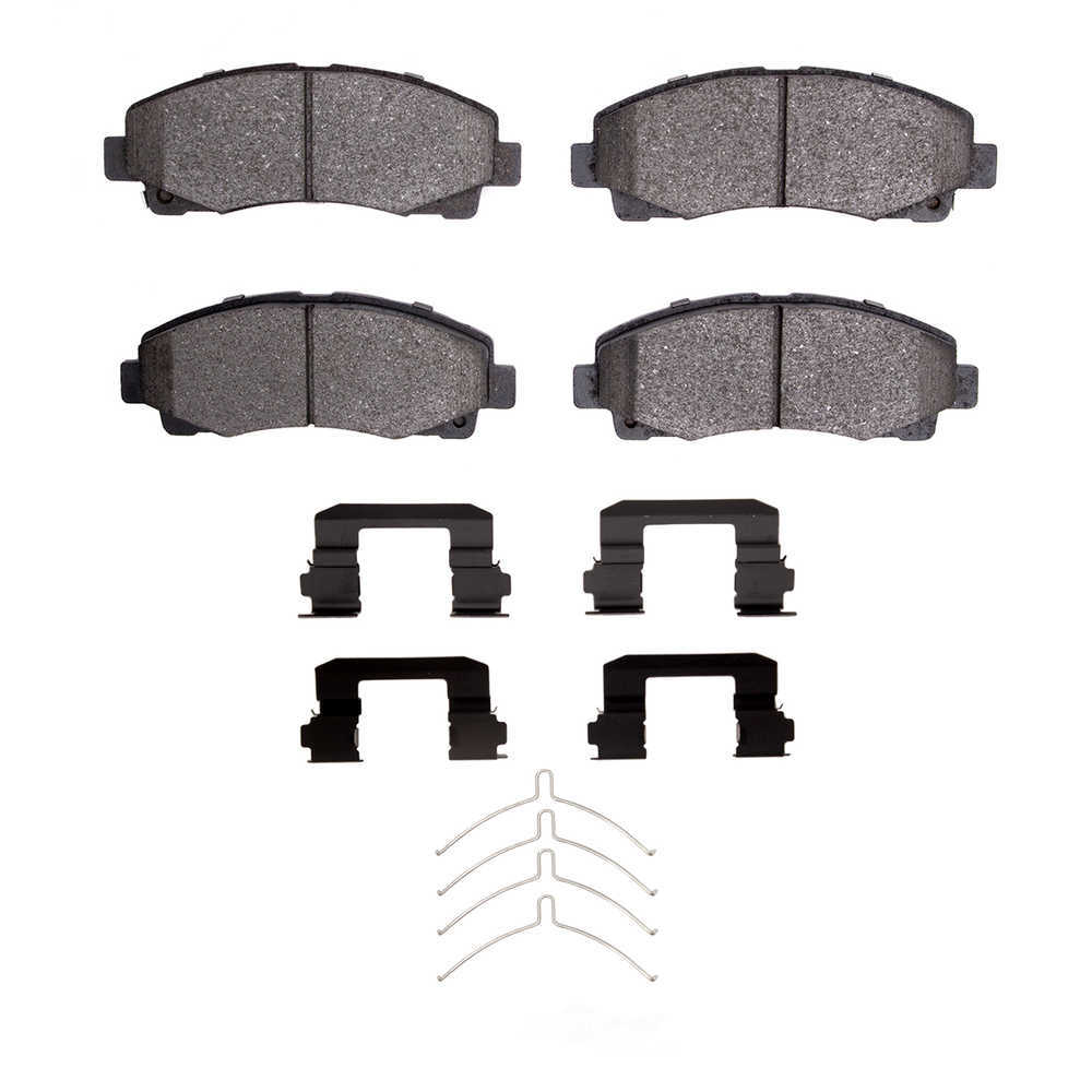 DFC - DFC 5000 Advanced Brake Pads - Ceramic and Hardware Kit (Front) - DF1 1551-1584-01