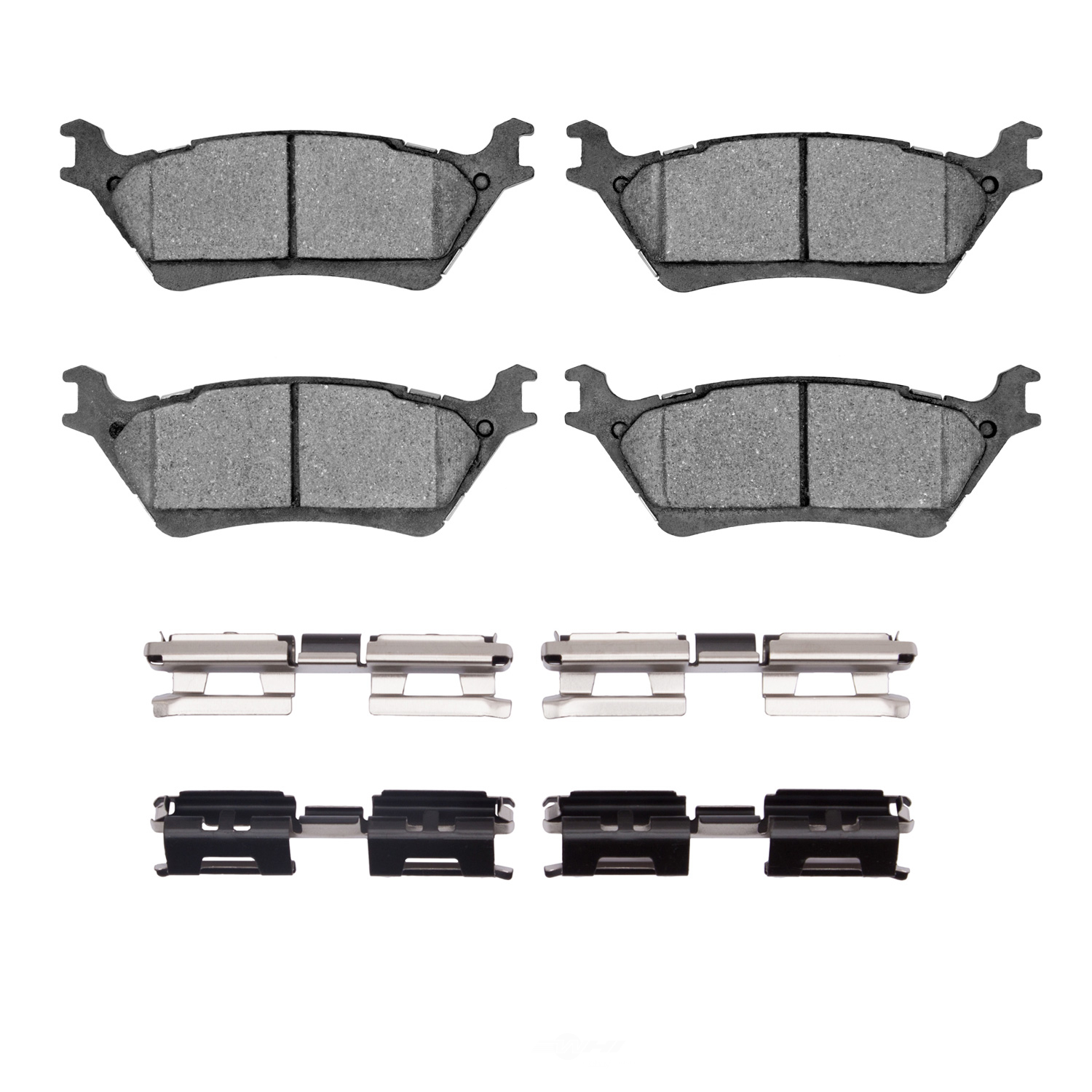 DFC - DFC 5000 Advanced Brake Pads - Ceramic and Hardware Kit (Rear) - DF1 1551-1602-01
