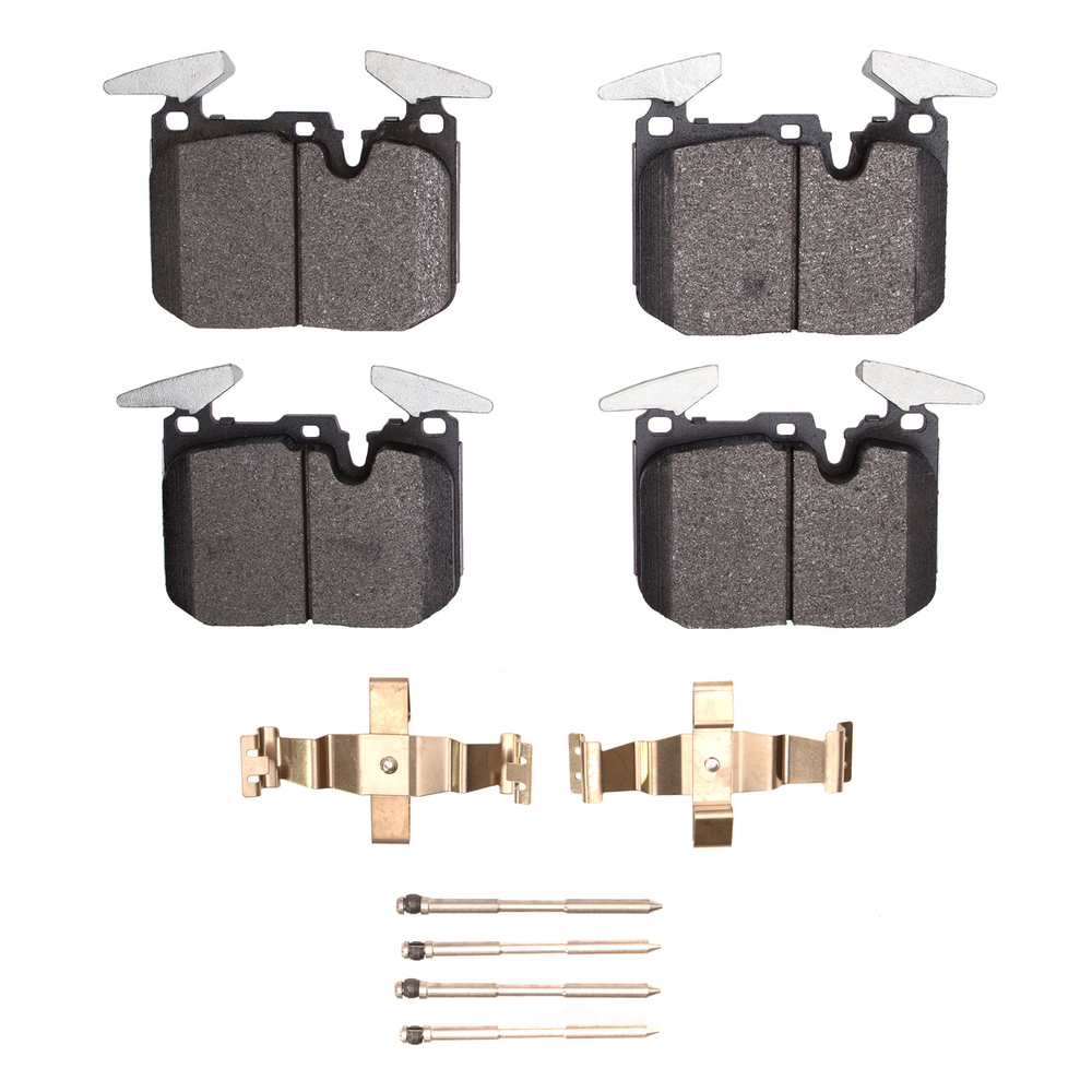 DFC - DFC 5000 Advanced Brake Pads - Low Metallic and Hardware Kit (Front) - DF1 1551-1609-21