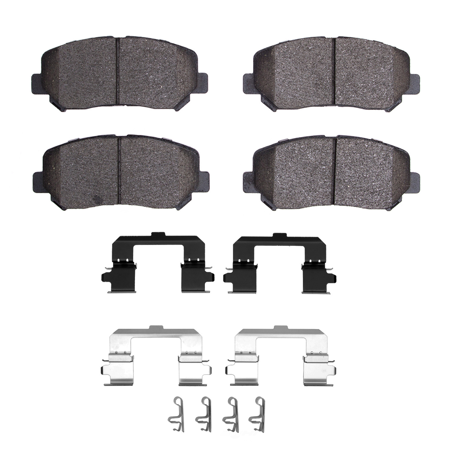 DFC - DFC 5000 Advanced Brake Pads - Ceramic and Hardware Kit (Front) - DF1 1551-1623-01
