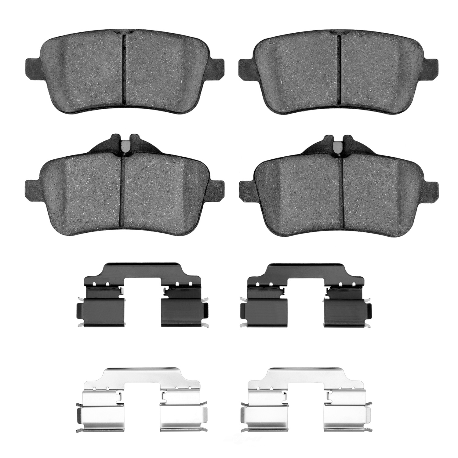 DFC - DFC 5000 Advanced Brake Pads - Ceramic and Hardware Kit (Rear) - DF1 1552-1630-02