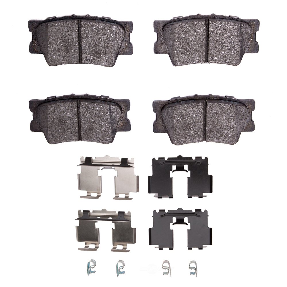 DFC - DFC 5000 Advanced Brake Pads - Ceramic and Hardware Kit (Rear) - DF1 1551-1632-02