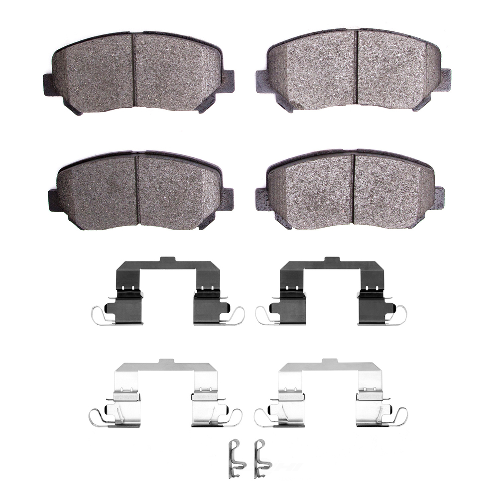 DFC - DFC 5000 Advanced Brake Pads - Ceramic and Hardware Kit (Front) - DF1 1551-1640-01